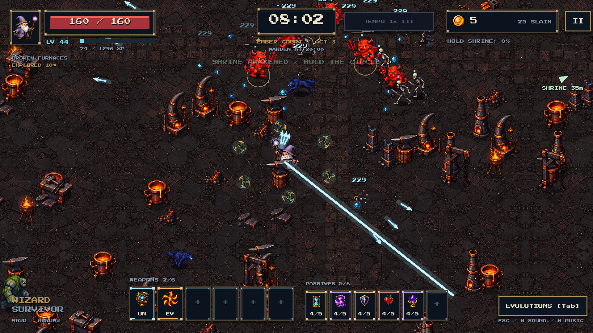 Wizard Survivor: The Long Hunt screenshot 2
