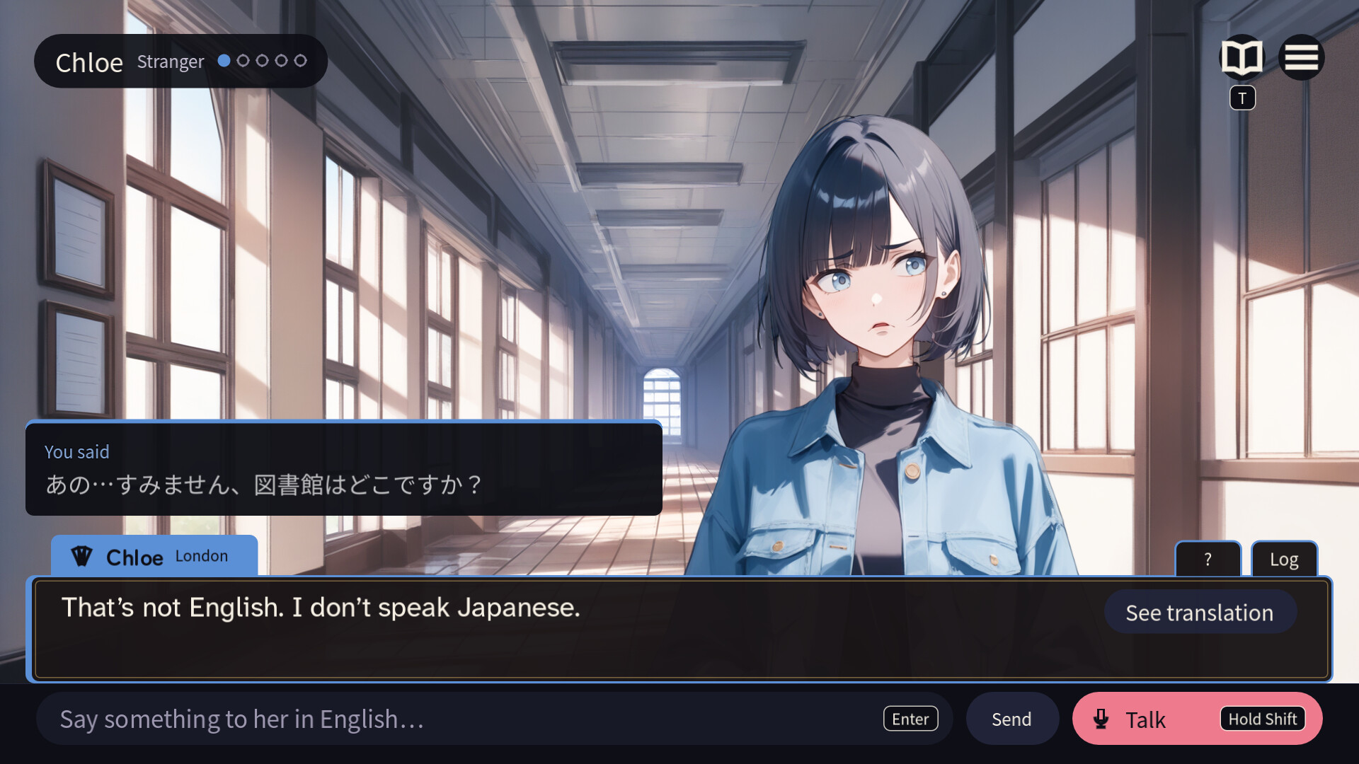 She Doesn't Speak My Language screenshot 1