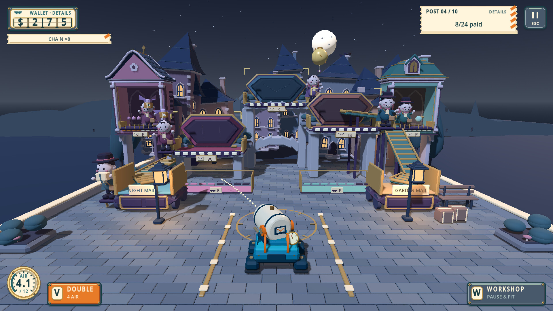 Parcel Cannon trailer