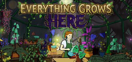 Cover art from Everything Grows Here