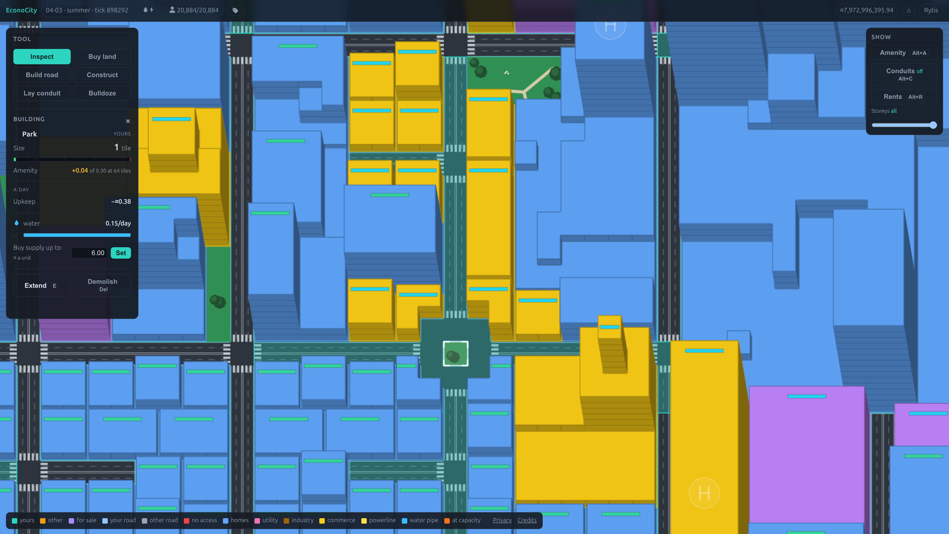 EconoCity screenshot 1
