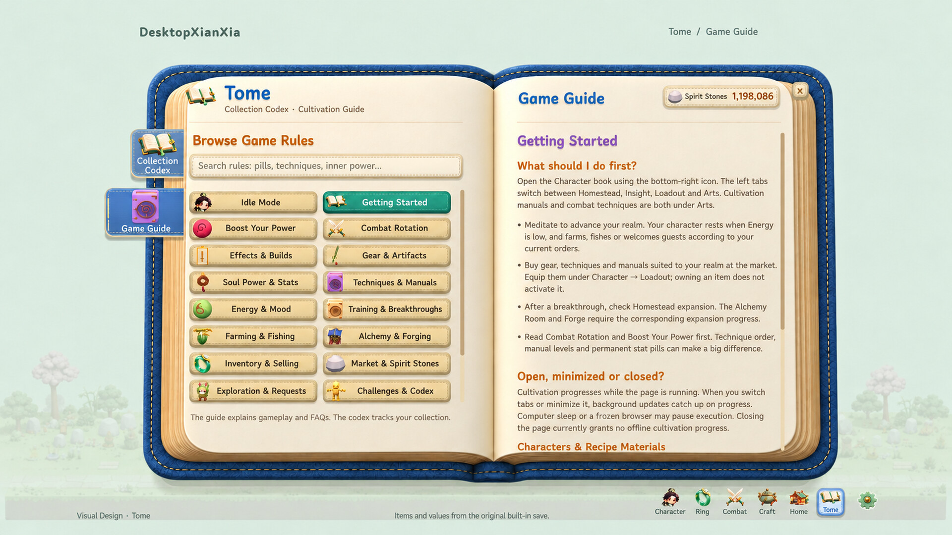 Desktop Xianxia screenshot 4