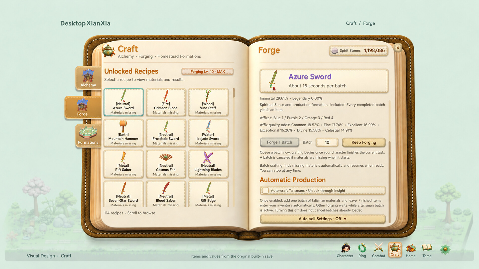 Desktop Xianxia screenshot 3