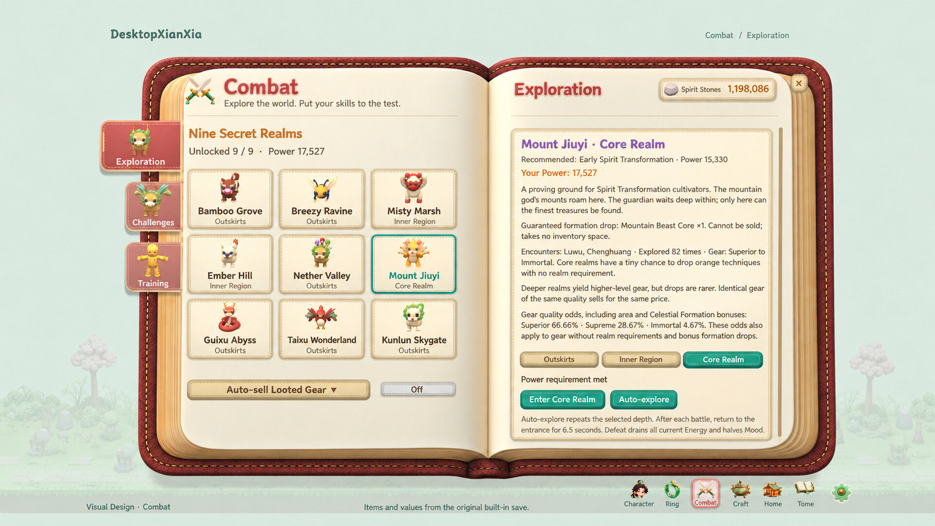 Desktop Xianxia screenshot 5