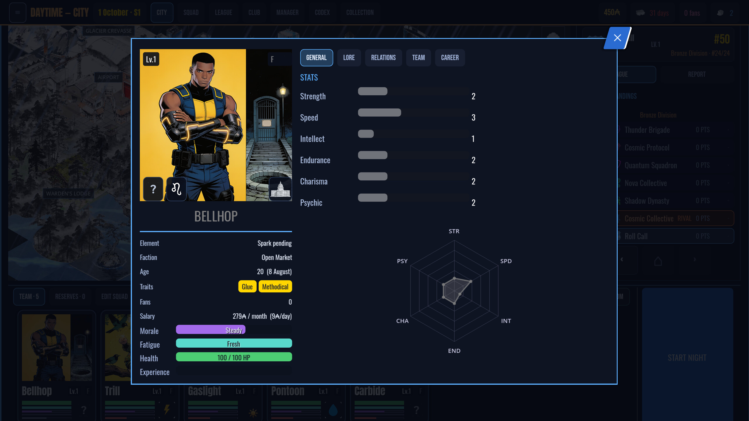 Roll Call: Hero League Manager trailer