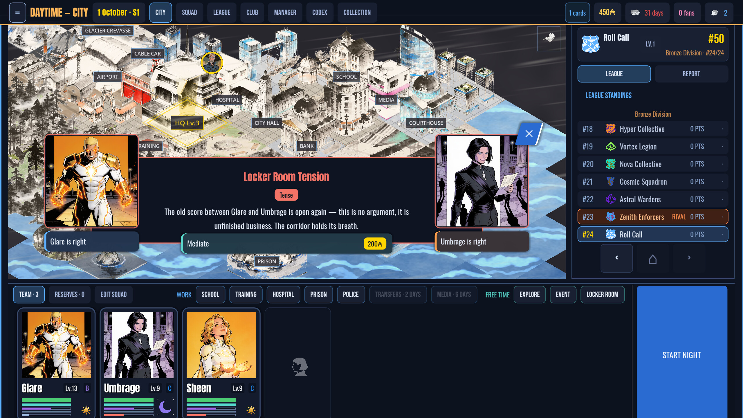Roll Call: Hero League Manager screenshot 4