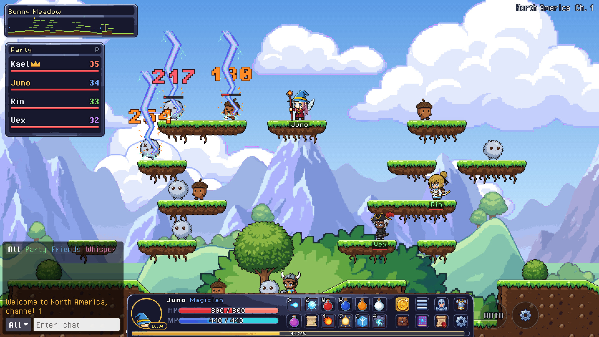 IdleBound - 2D Idle MMORPG screenshot 2