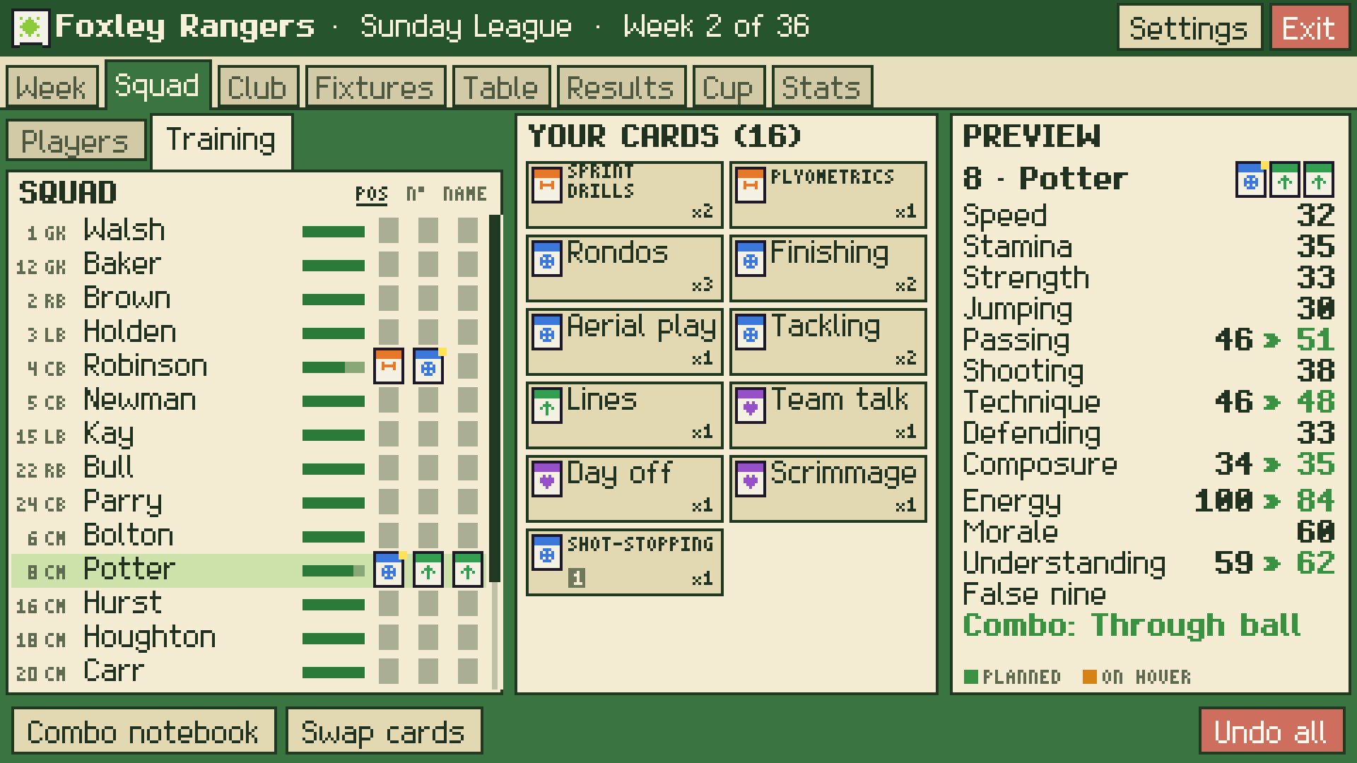 Tiny Club Manager screenshot 3