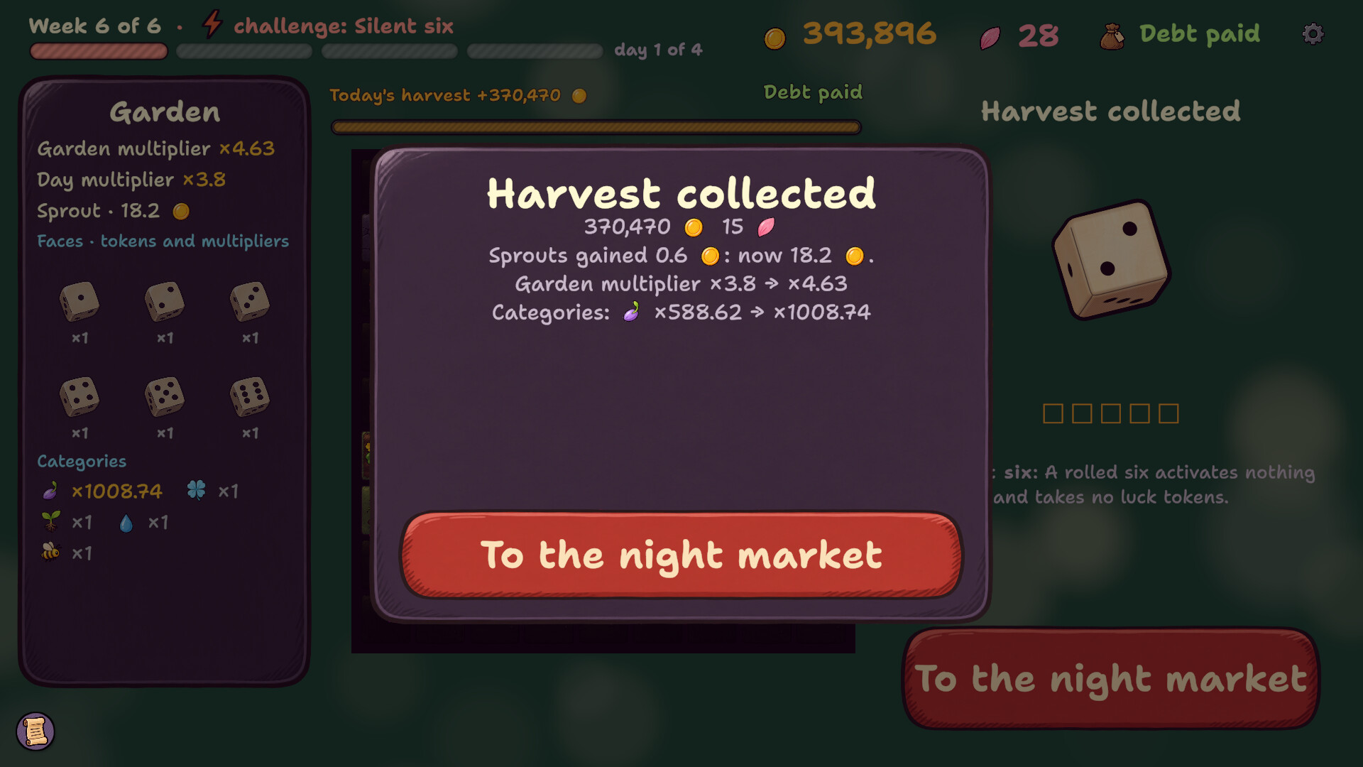 Dicebloom screenshot 5