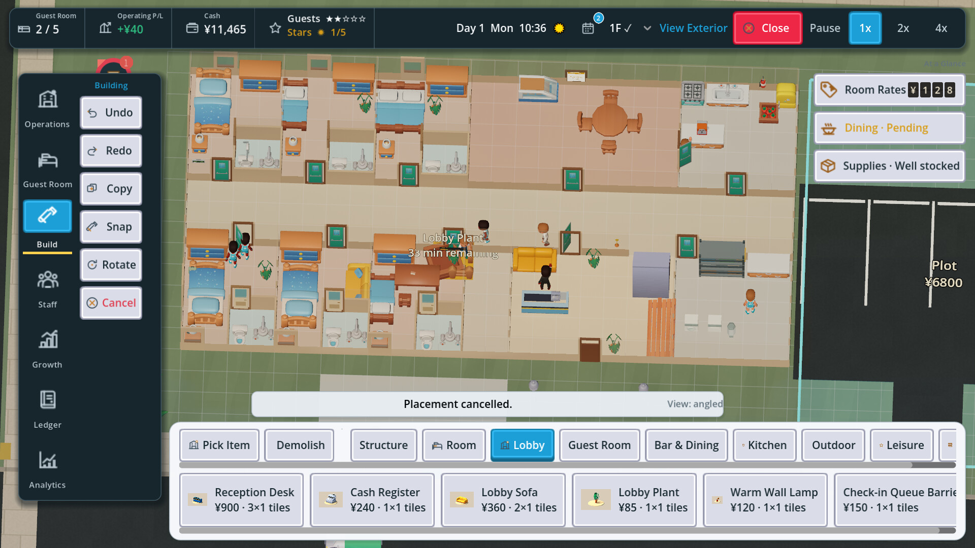 Mini Hotel Simulator screenshot 3
