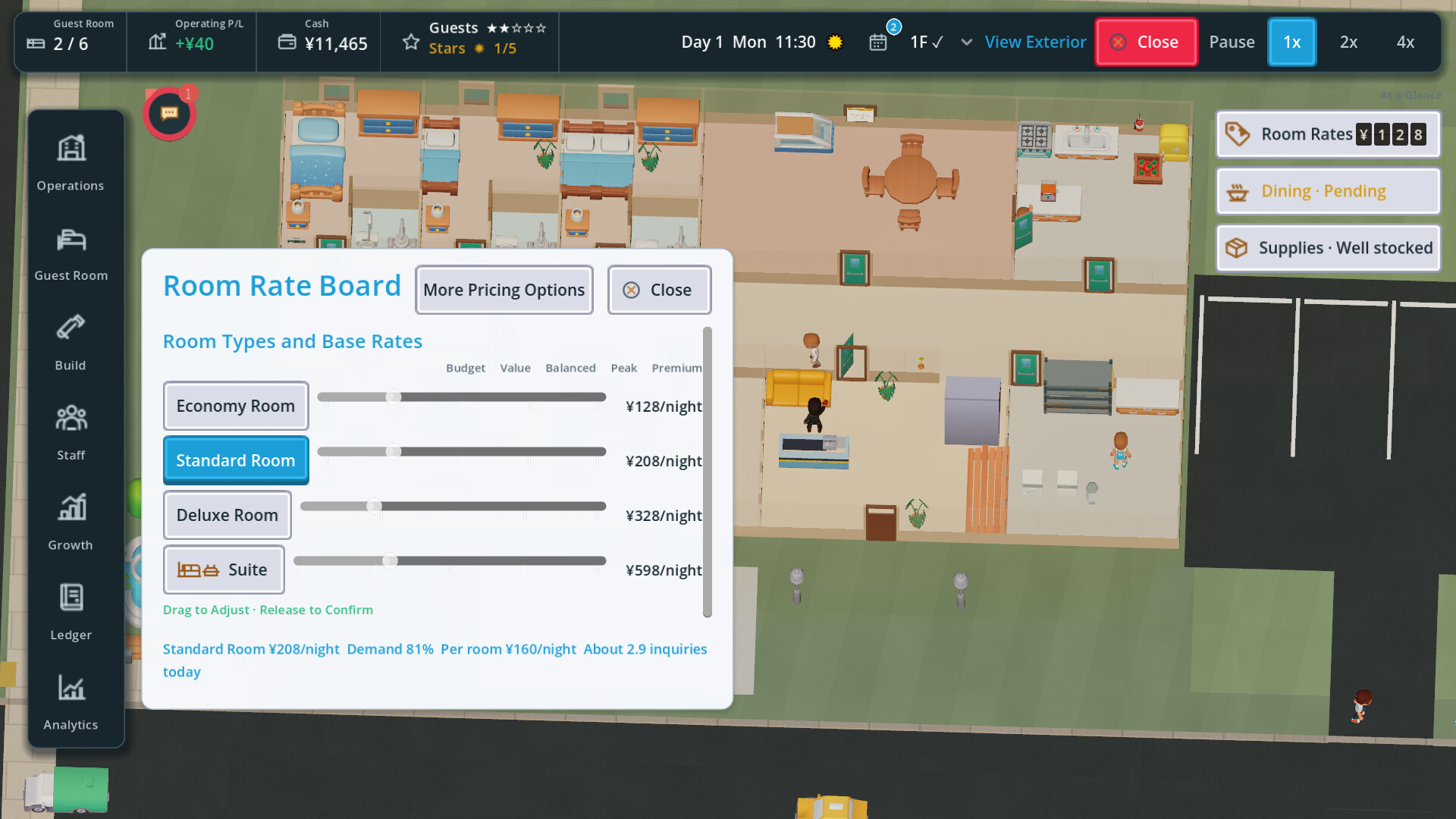 Mini Hotel Simulator screenshot 4