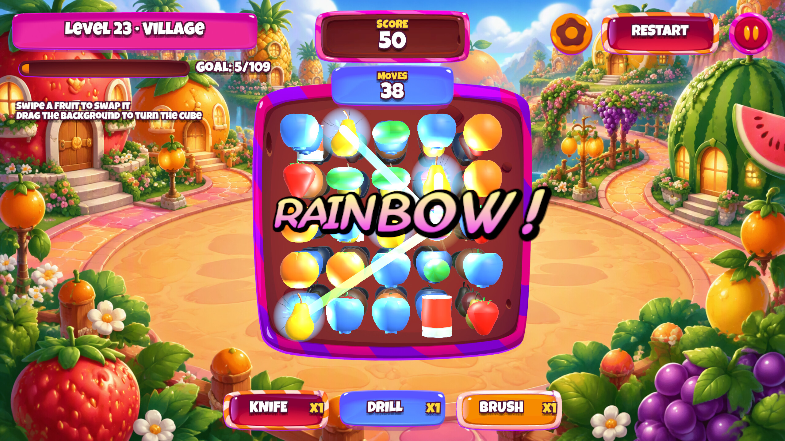 Fruit Crunch Cube trailer