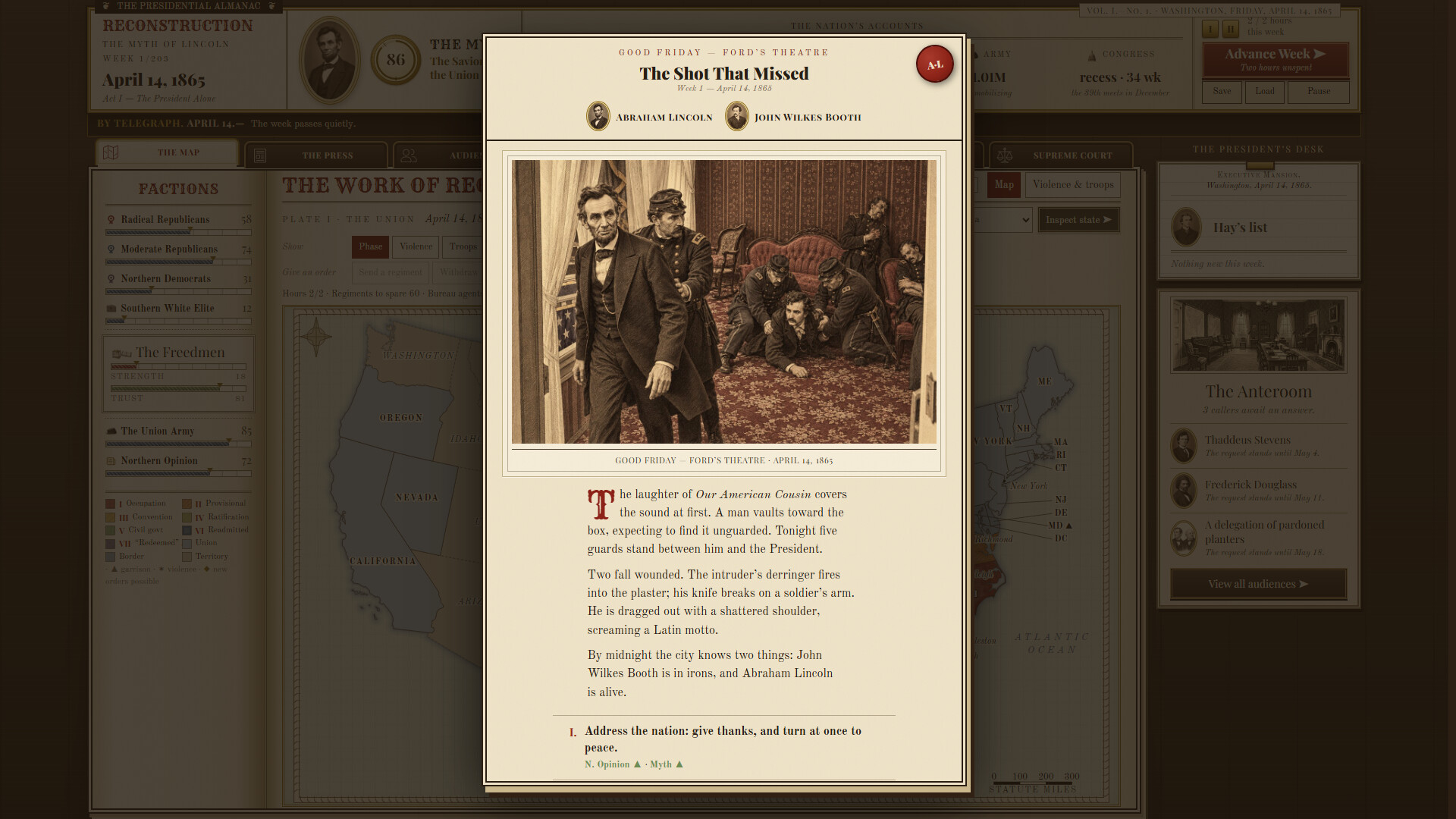 Reconstruction: The Myth of Lincoln screenshot 2