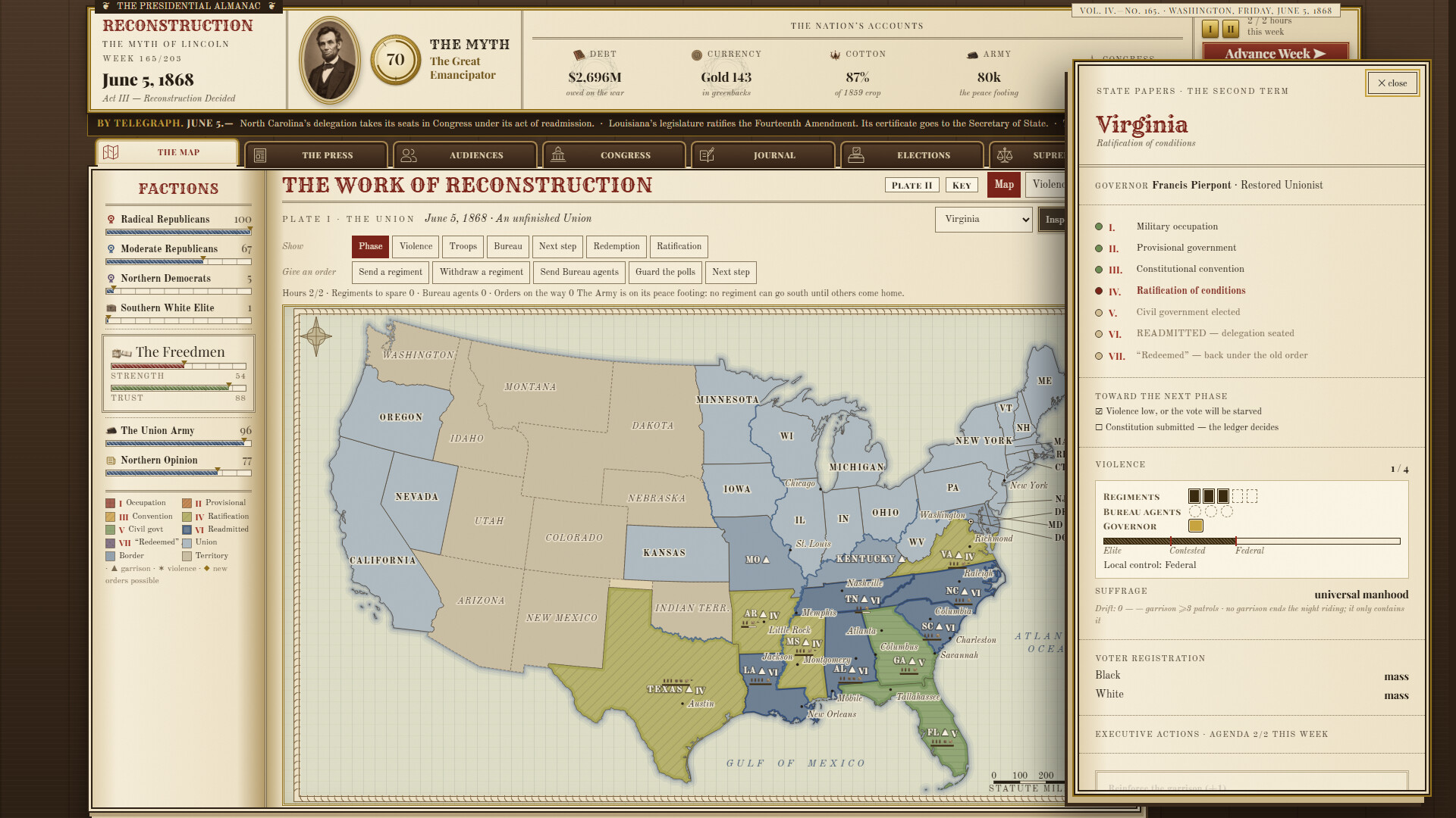Reconstruction: The Myth of Lincoln trailer