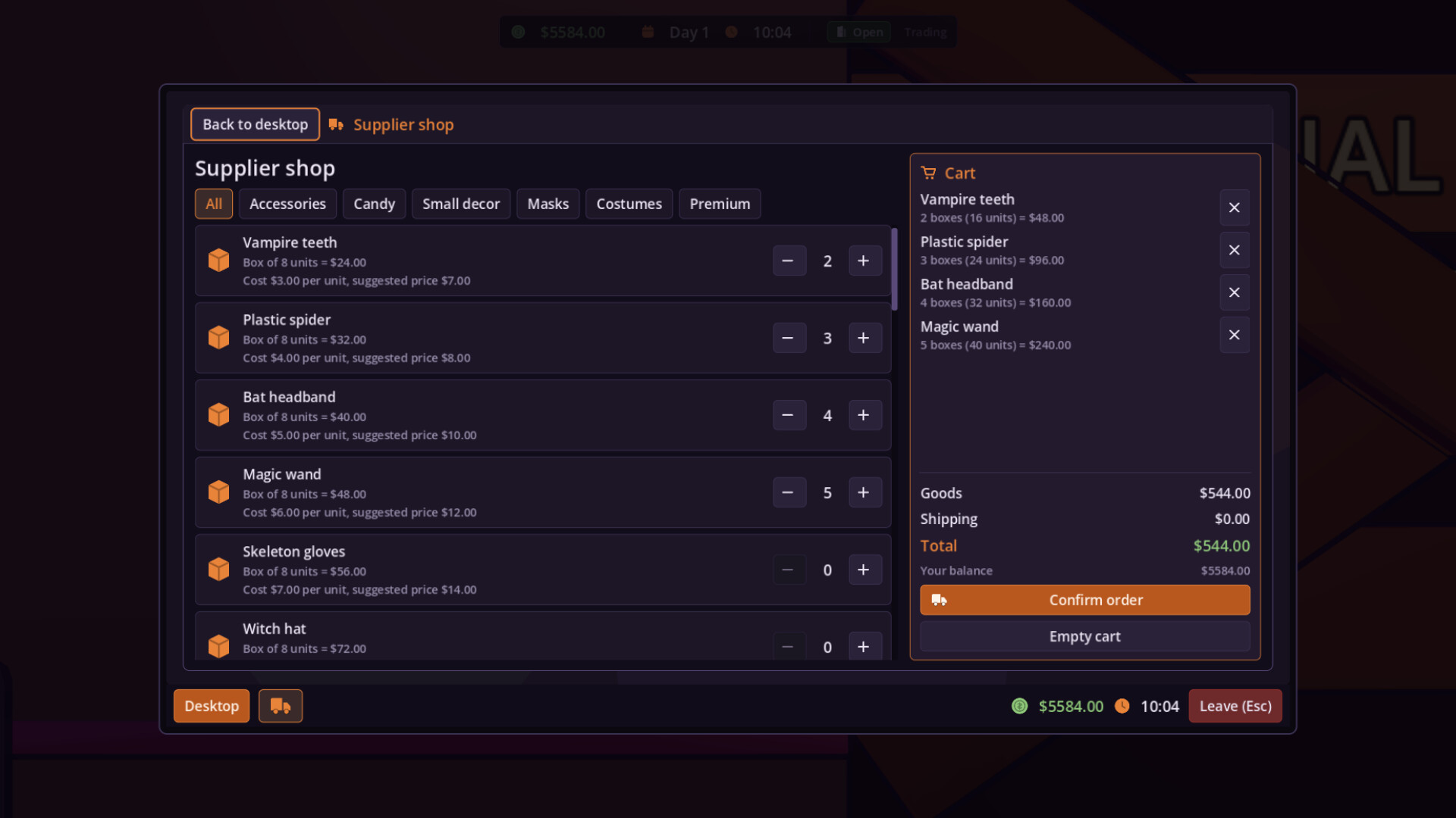 Halloween Shop Simulator screenshot 3