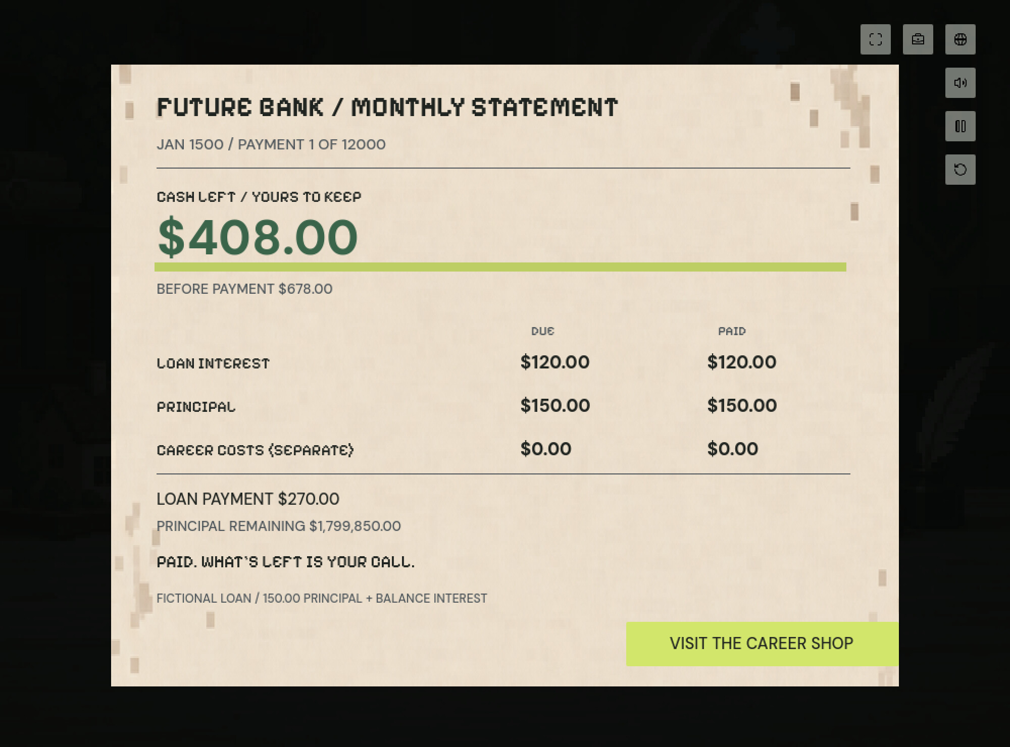 1000-Year Mortgage screenshot 4