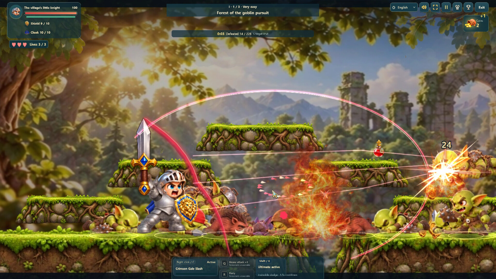 LITTLE KNIGHT: HOMECOMING screenshot 2
