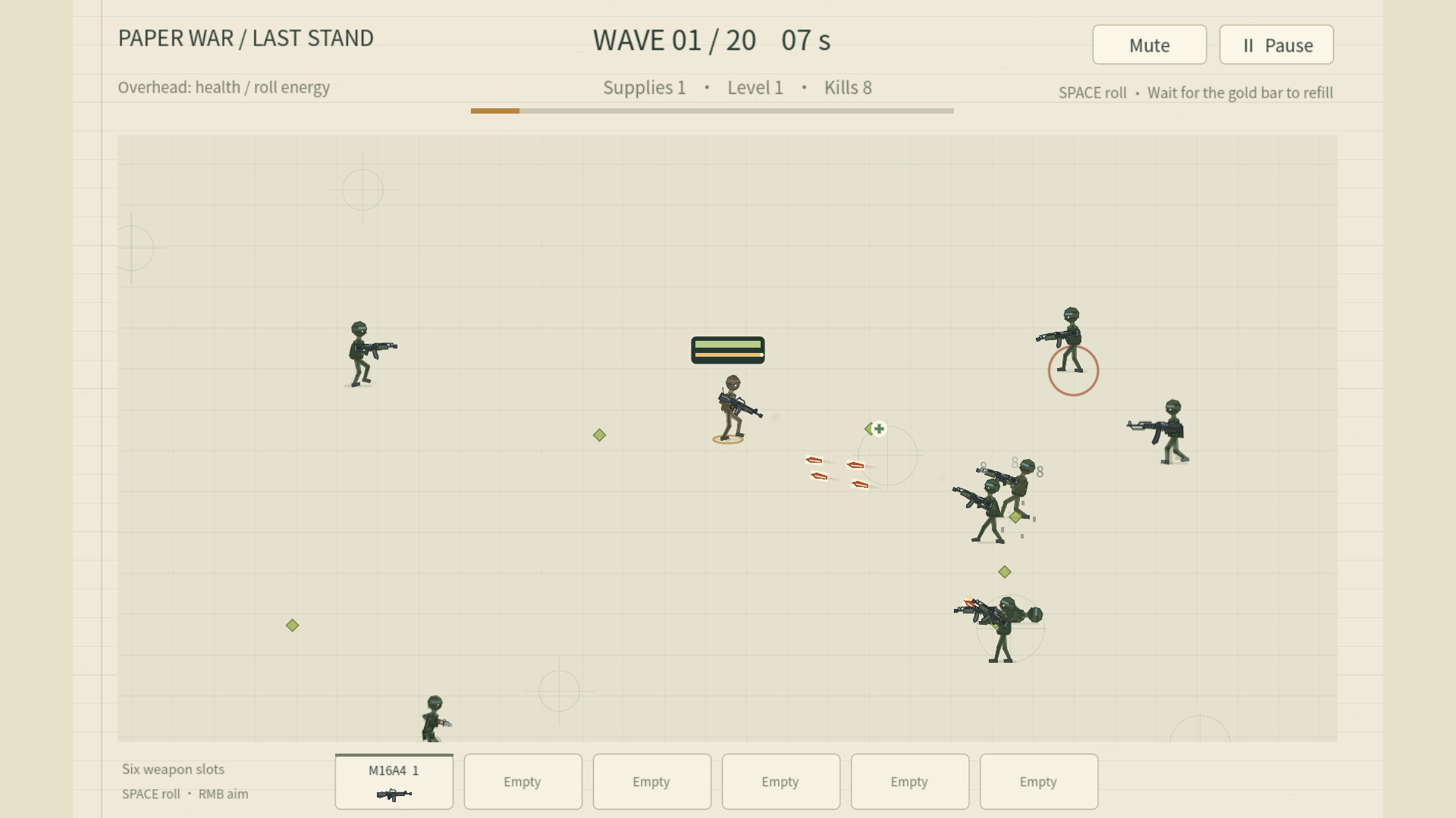 Paper War - Last Stand screenshot 3
