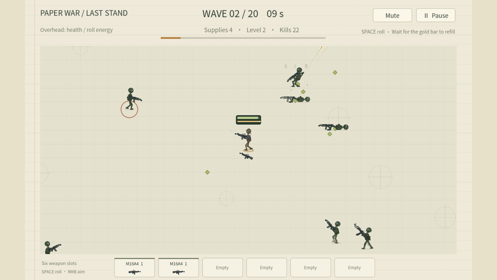 Paper War - Last Stand screenshot 1