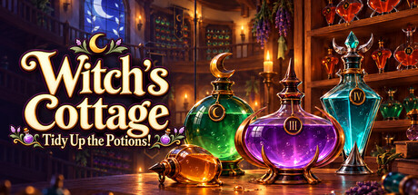 Cover art from Witch’s Cottage: Tidy Up the Potions!
