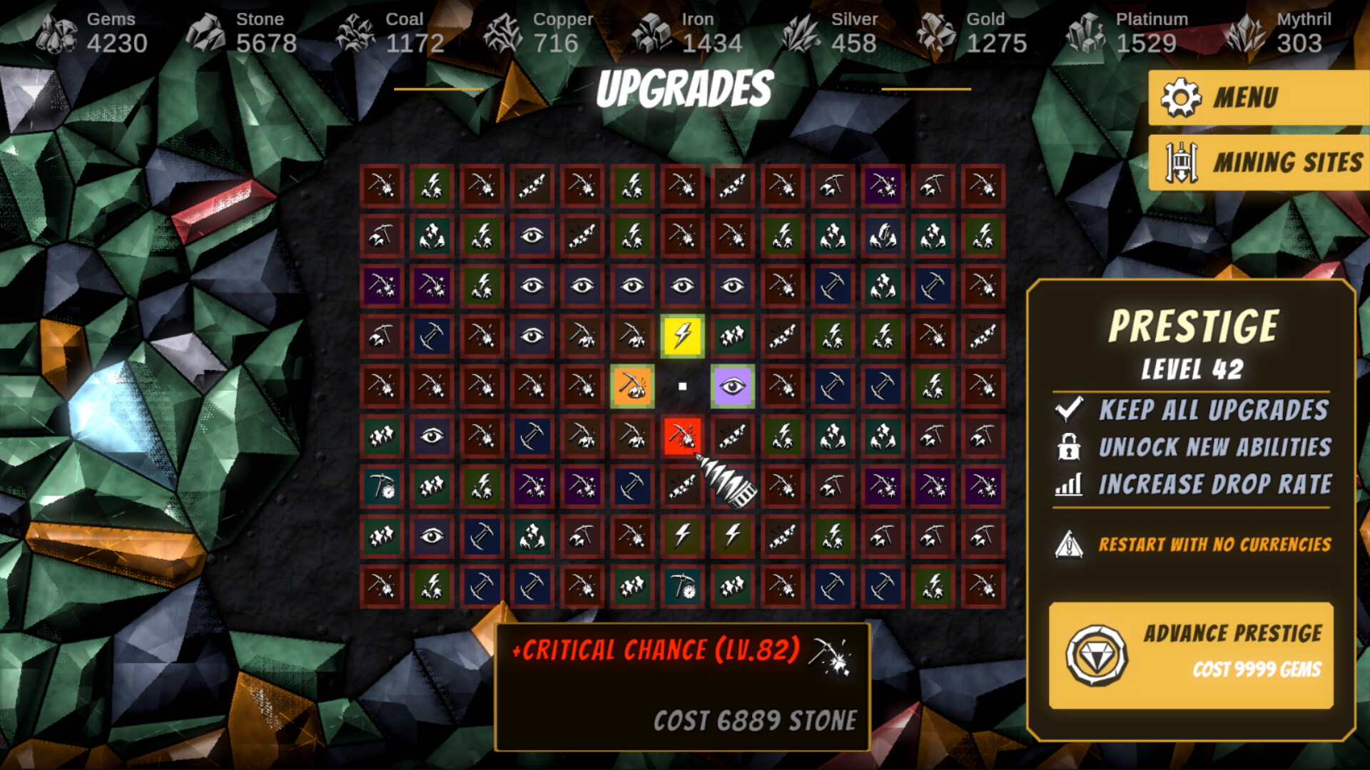 Pick! Idle Mining Game screenshot 2
