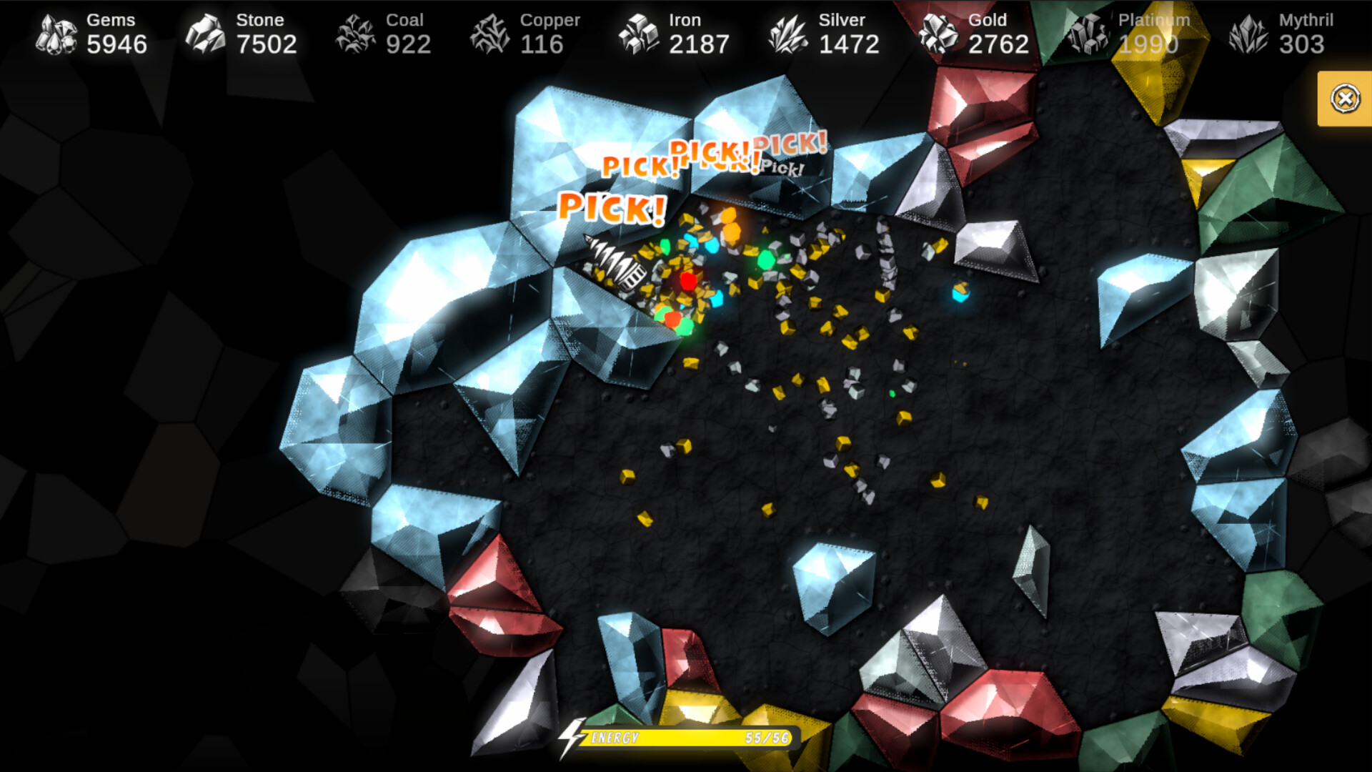 Pick! Idle Mining Game screenshot 1