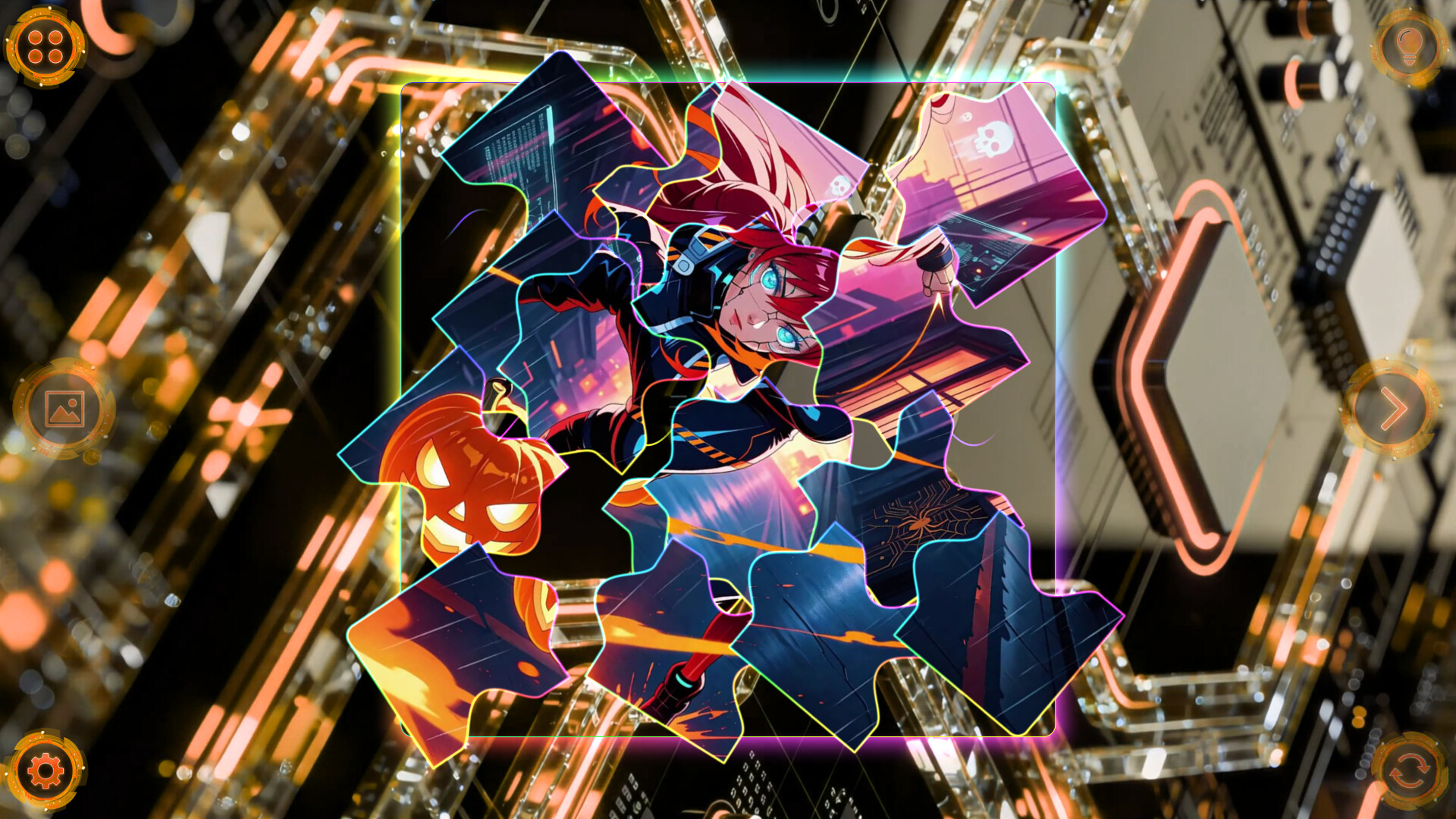 NEONOVA Puzzle: Orange screenshot 5