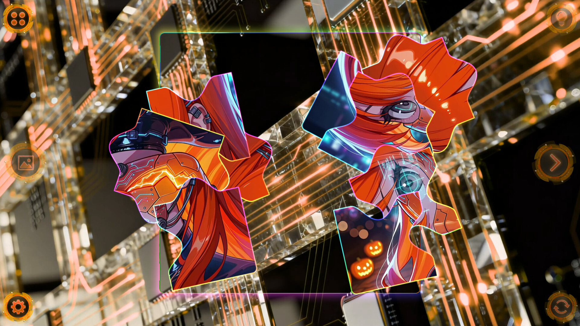 NEONOVA Puzzle: Orange screenshot 3