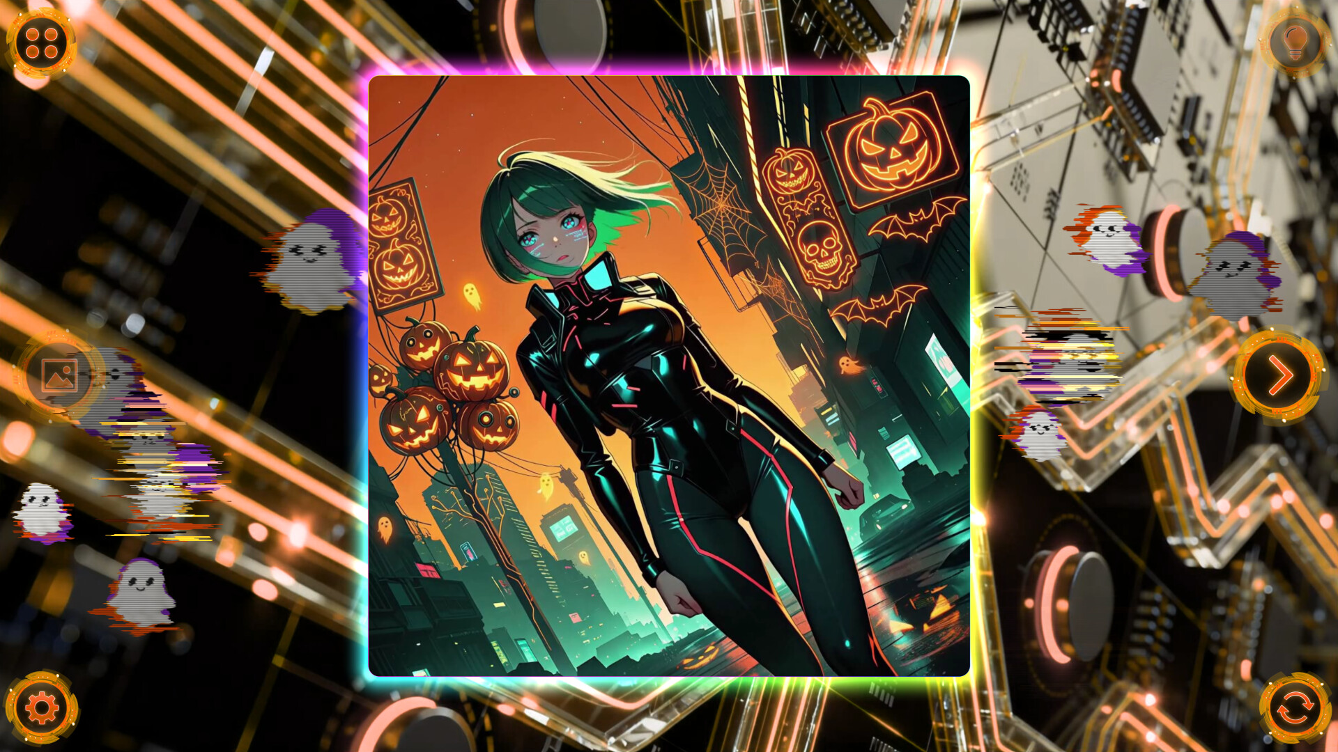NEONOVA Puzzle: Orange screenshot 2