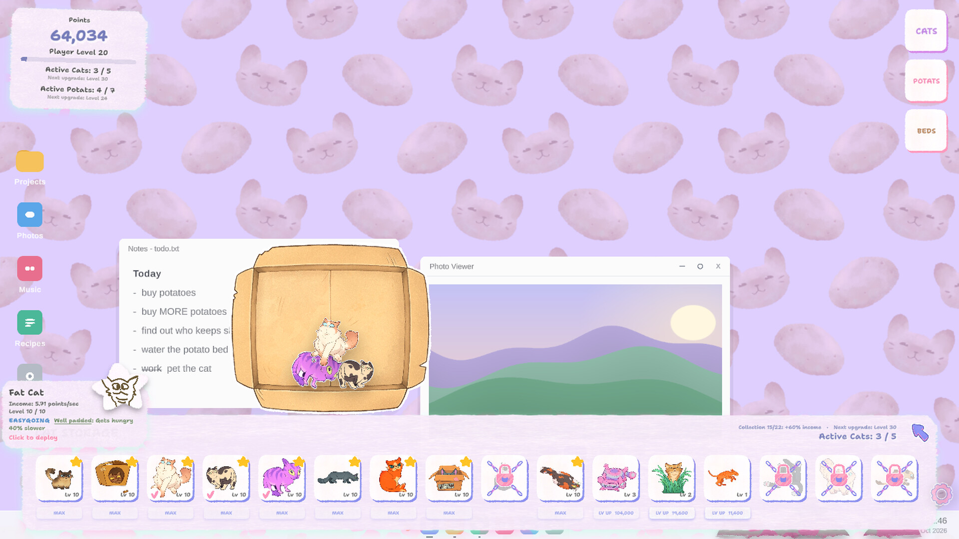 Desktop Cat or Potat screenshot 2