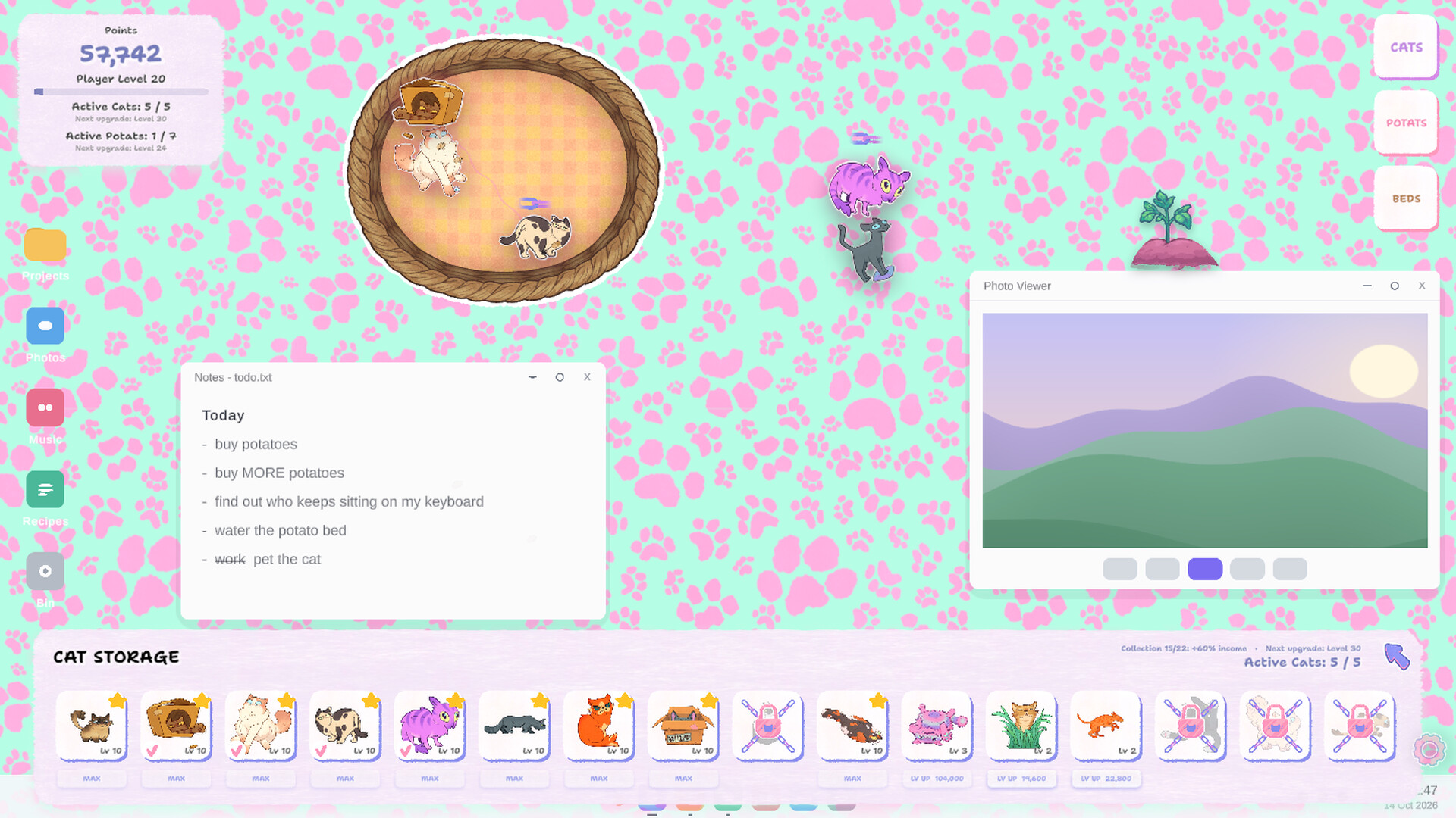 Desktop Cat or Potat screenshot 5