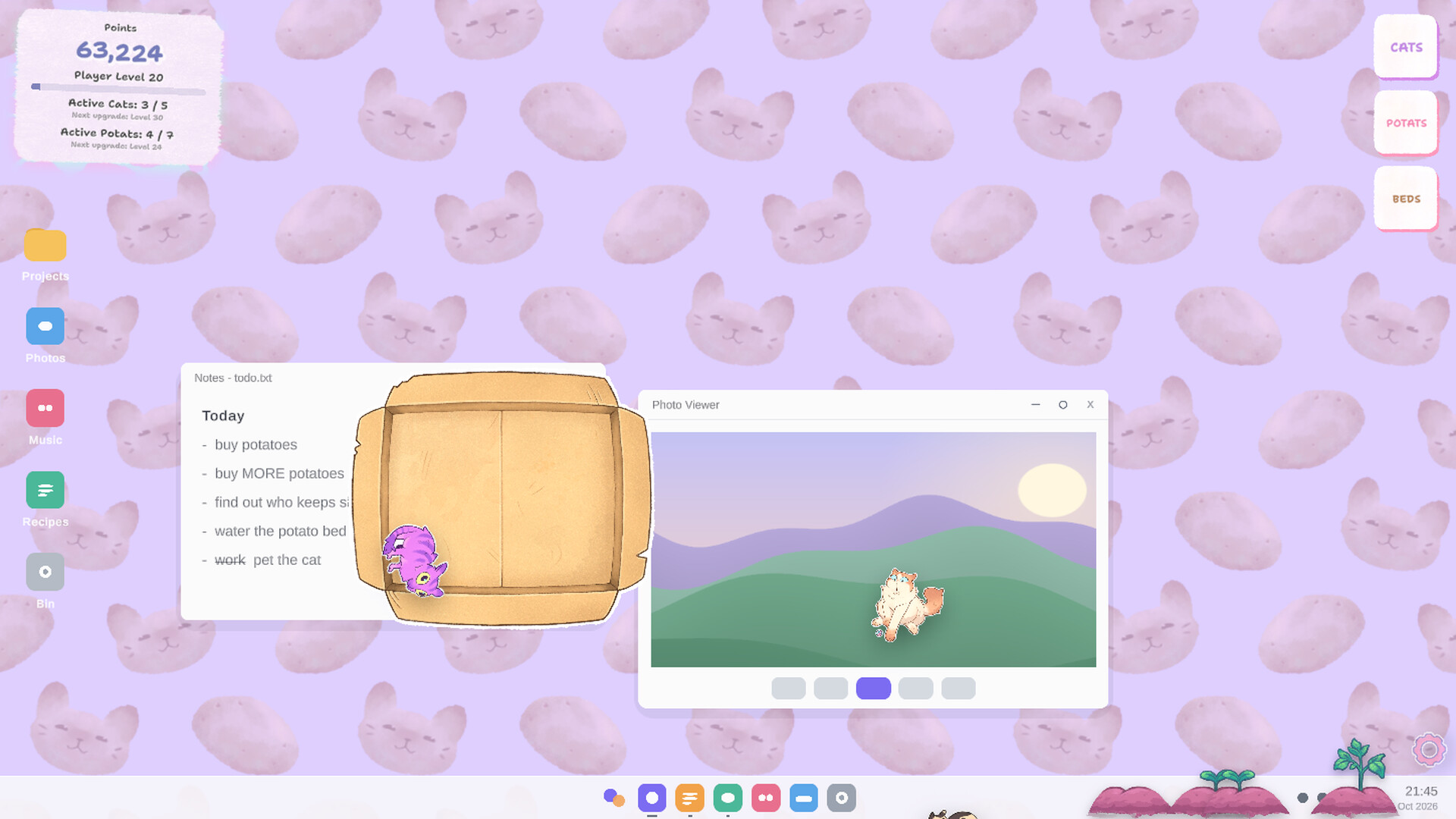 Desktop Cat or Potat trailer