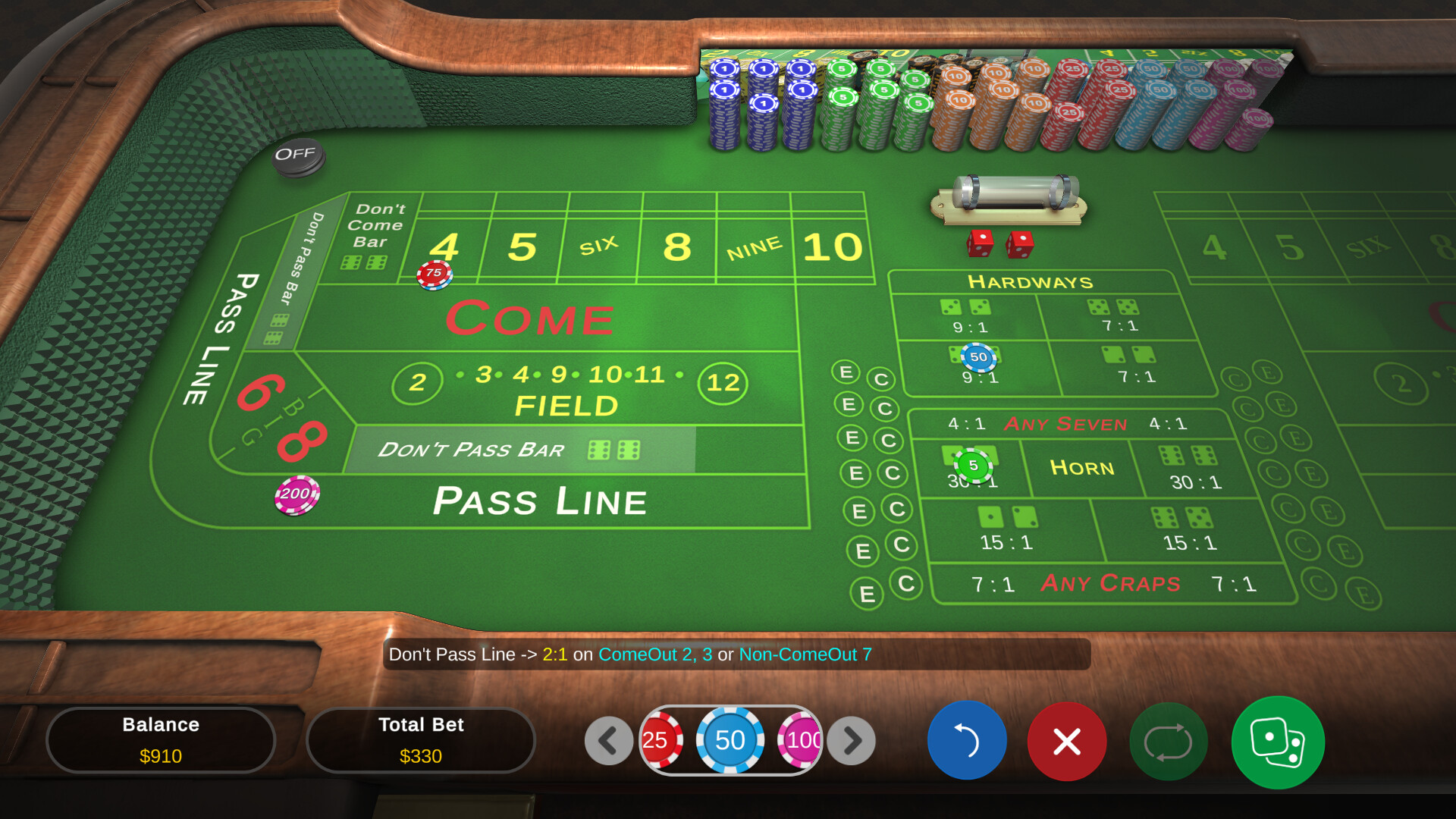 Las Vegas Craps screenshot 2