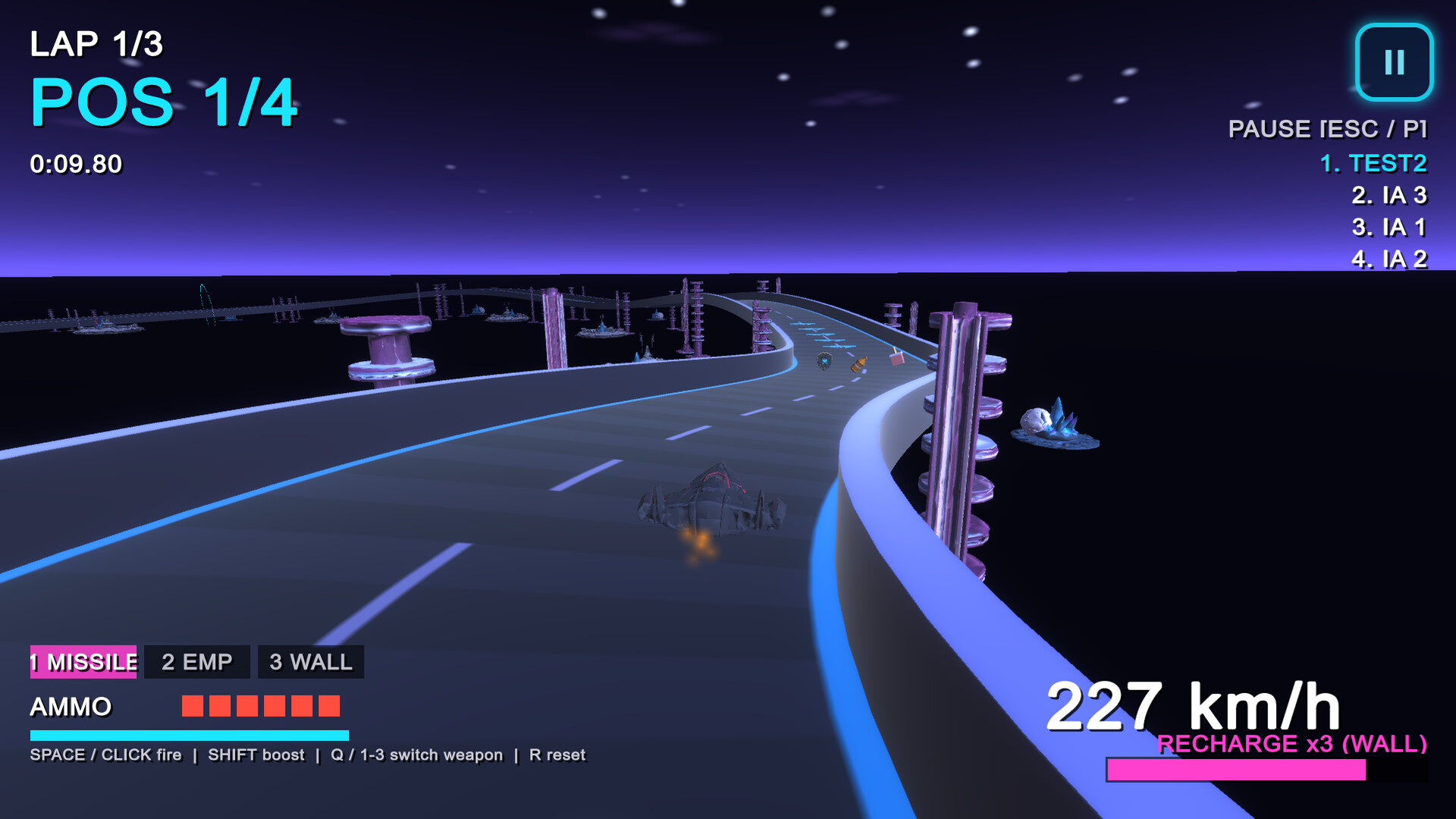 Space Racing Warriors screenshot 4