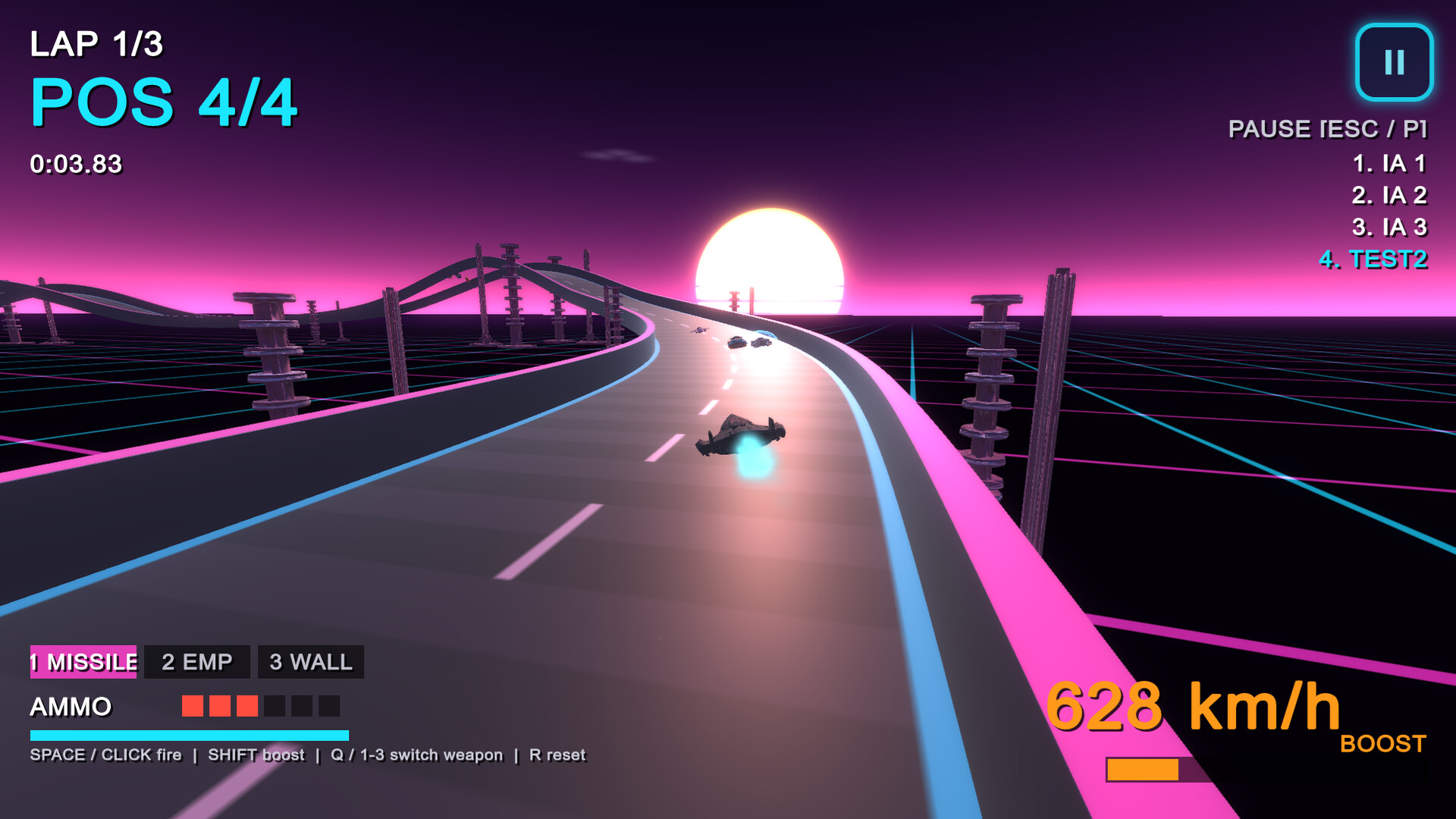 Space Racing Warriors trailer