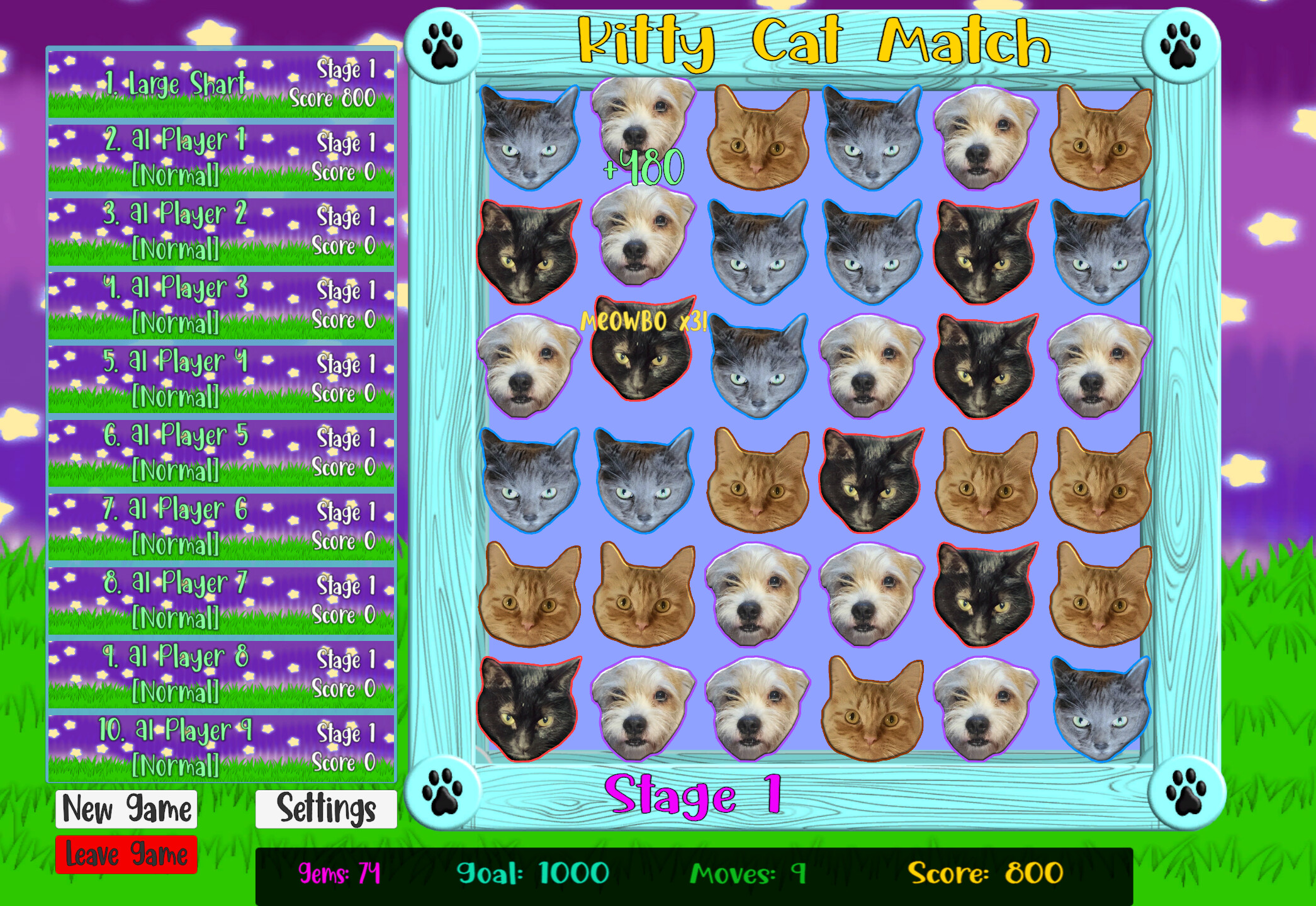 Kitty Cat Match! screenshot 3