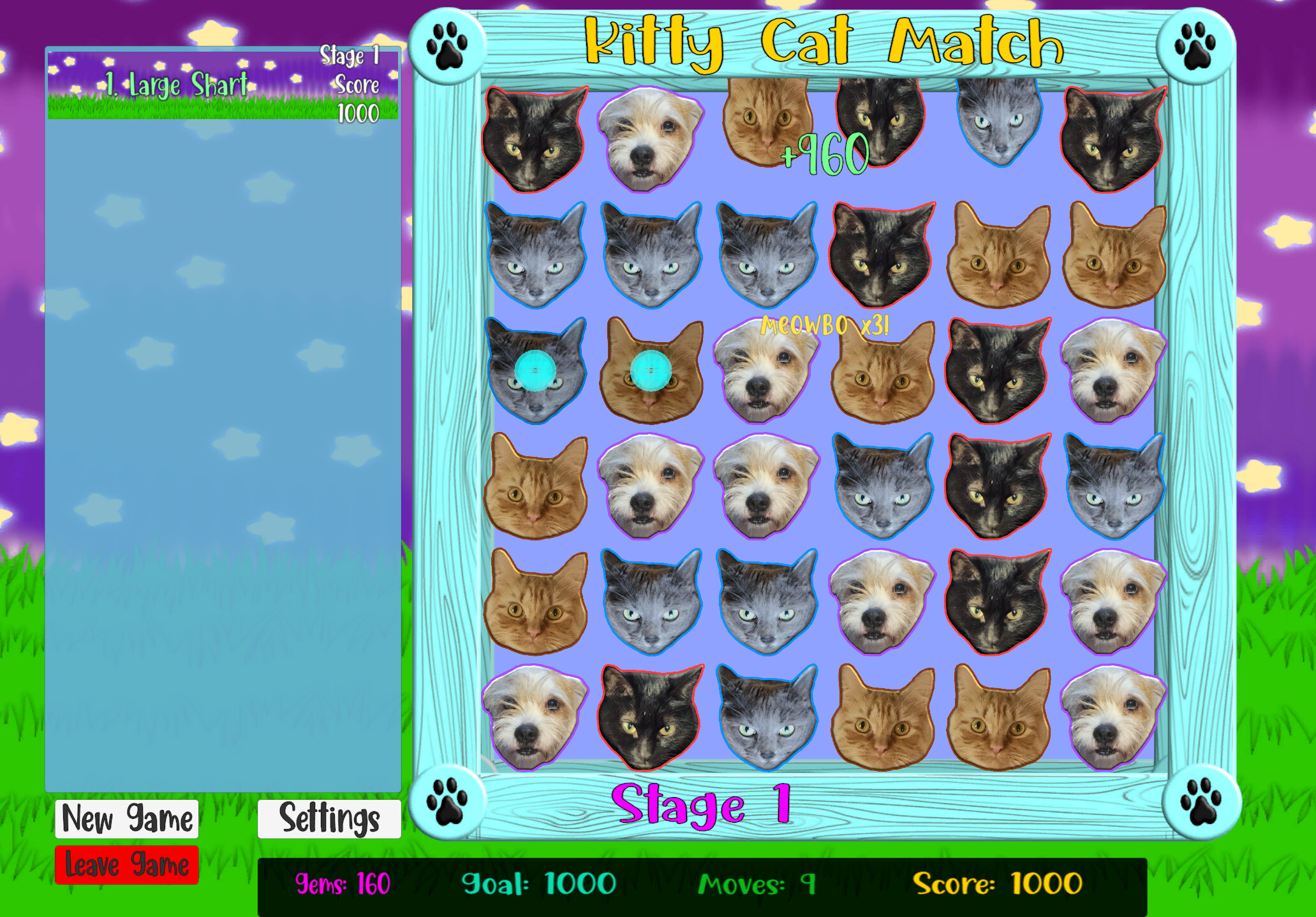 Kitty Cat Match! screenshot 2