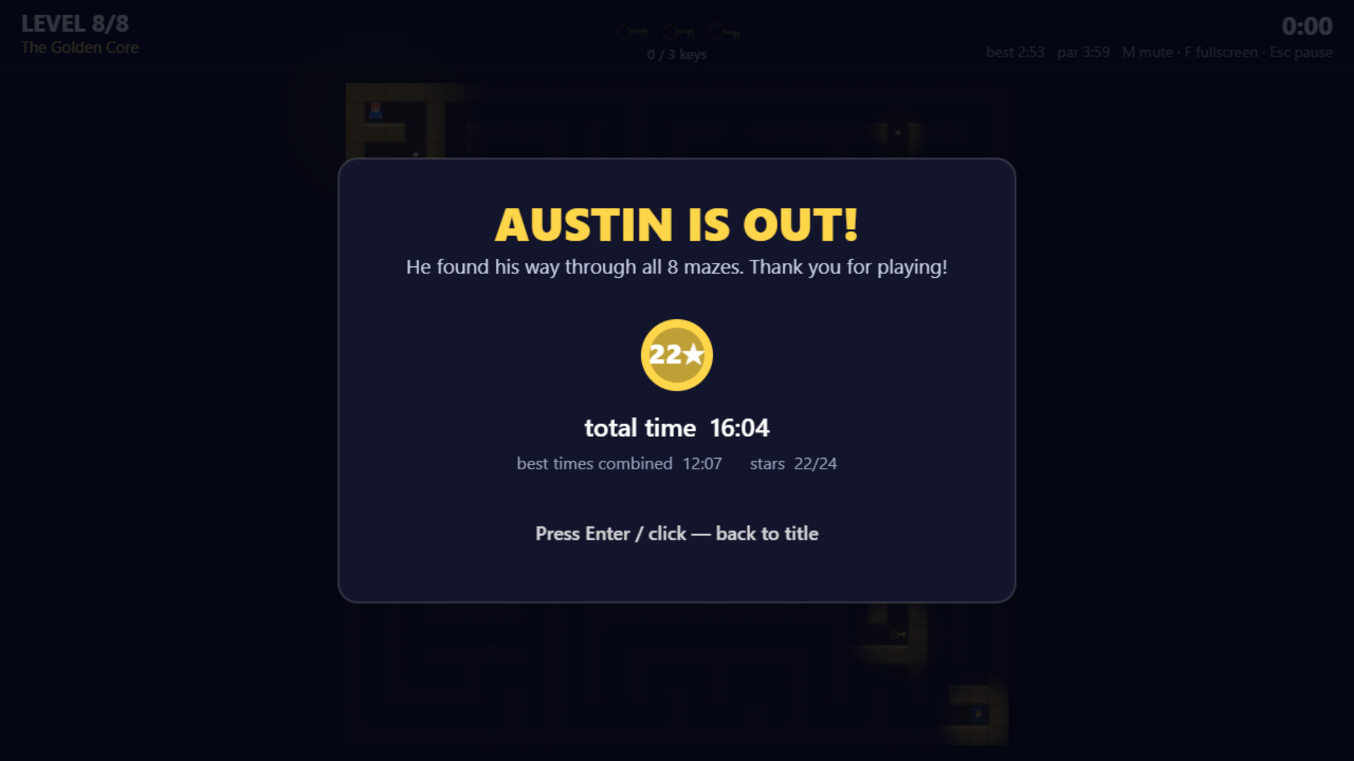 Austin lost in maze screenshot 5