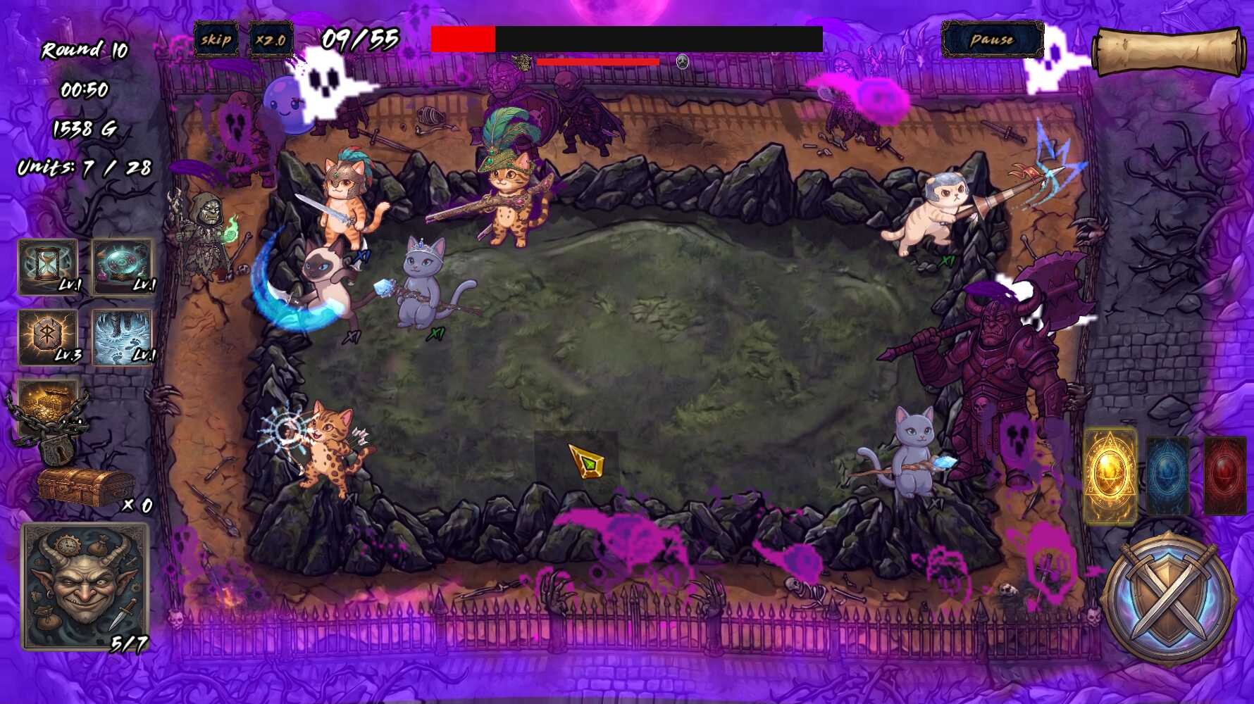Nyangdom : Dark Cat Defense screenshot 2