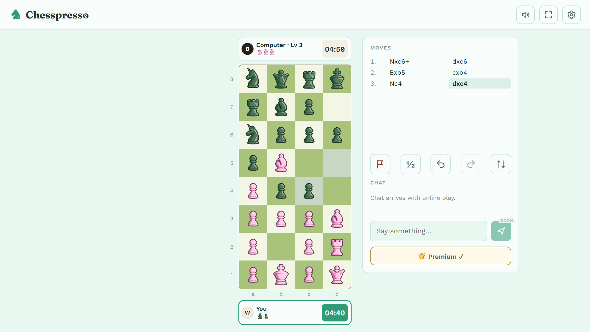Chesspresso screenshot 3