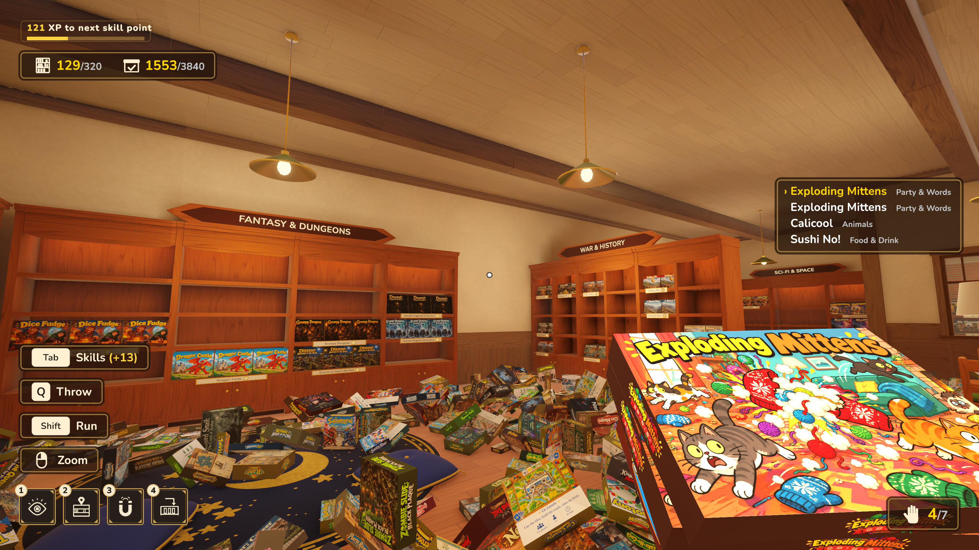 The Cozy Board Game Shop: Tidy Up screenshot 1