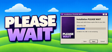 Cover art from PLEASE WAIT