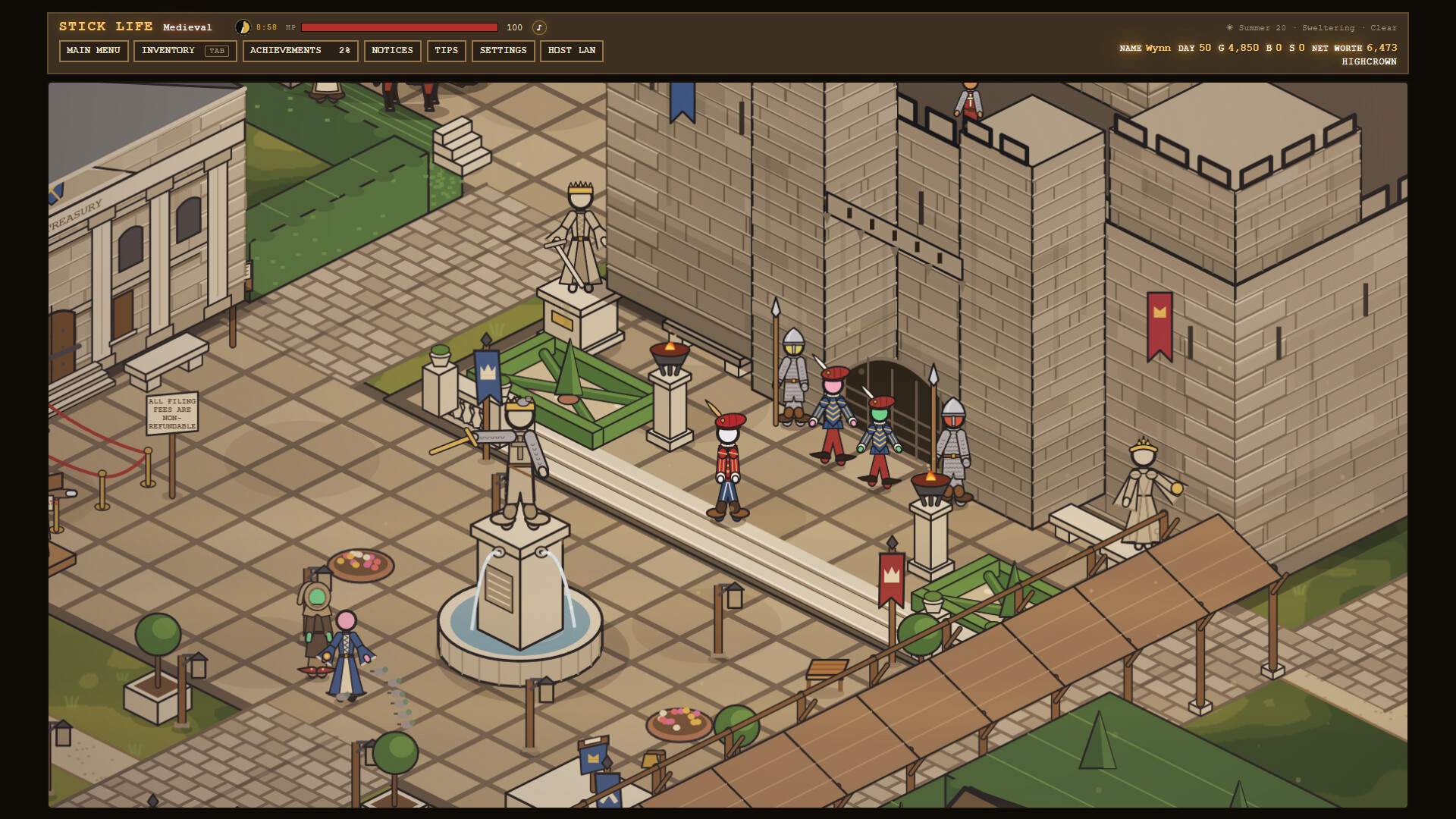 Stick Life: Ye Olde Grind screenshot 4