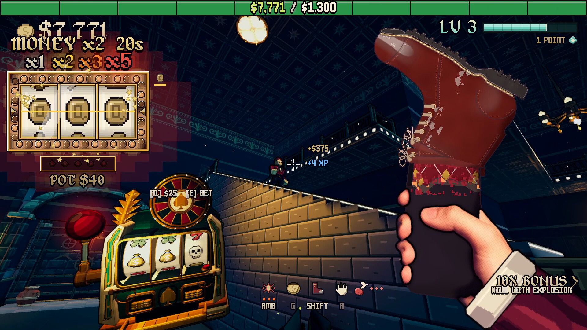 LOADED HAND: Casino Shooter Roguelike screenshot 3