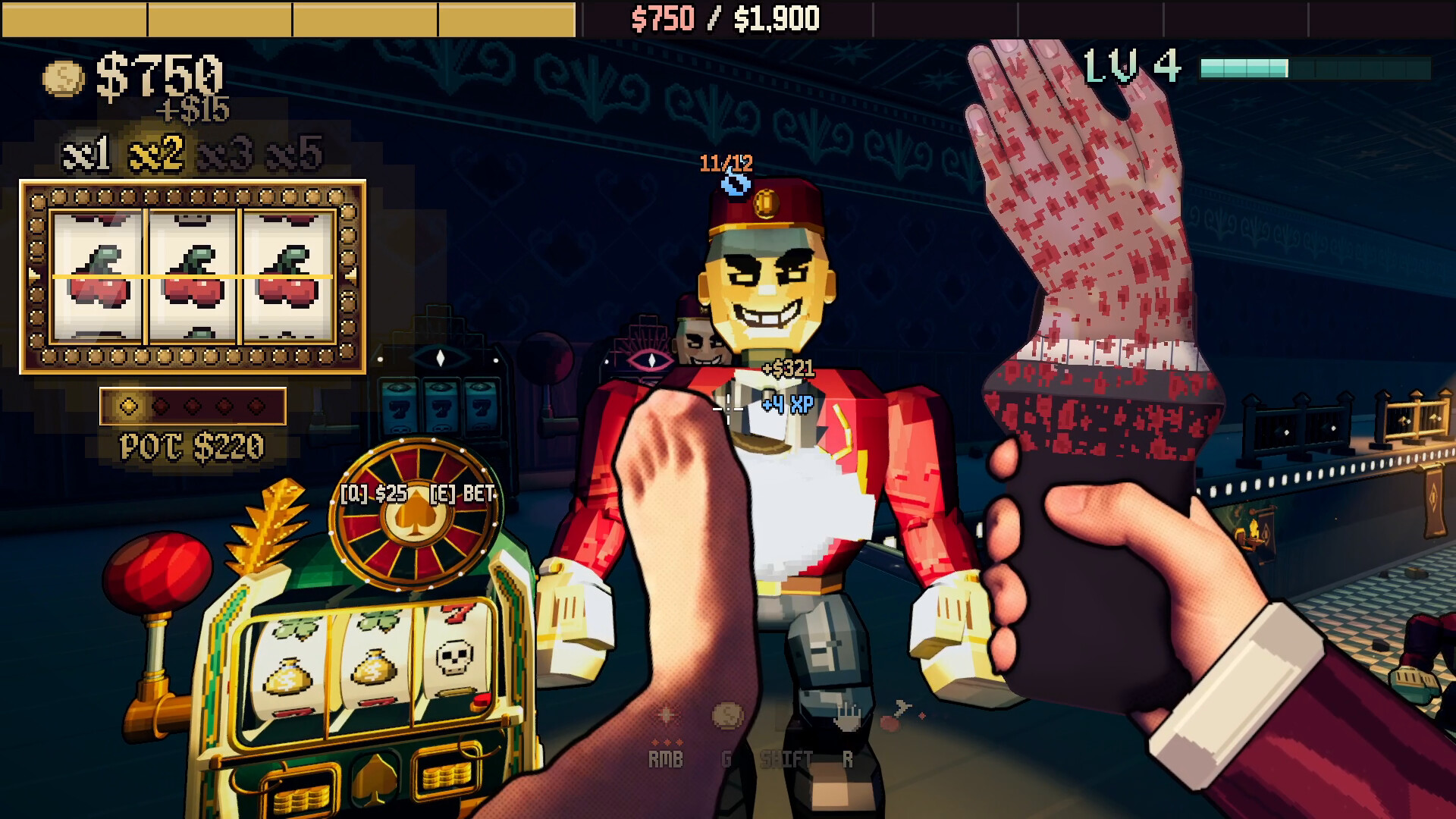 LOADED HAND: Casino Shooter Roguelike screenshot 5