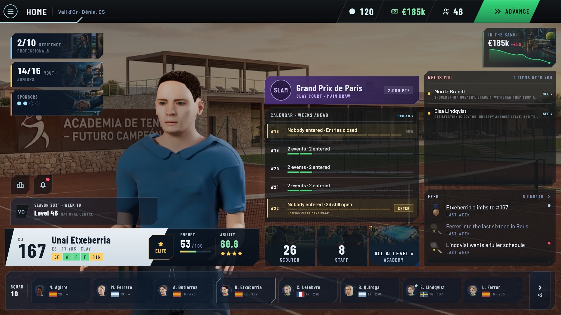 Ace Academy Tennis Manager 26 screenshot 3