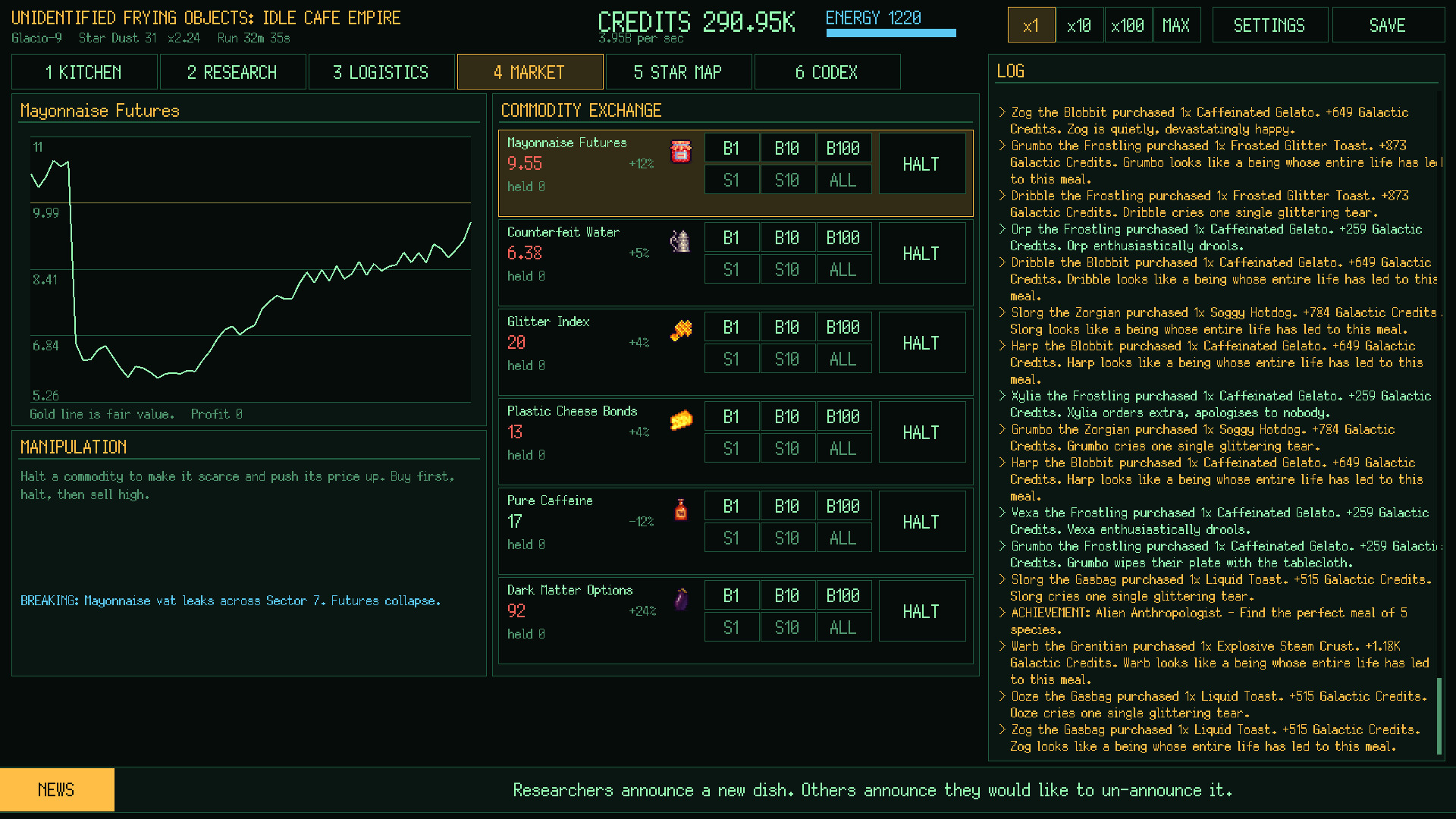 Unidentified Frying Objects: Idle Cafe Empire screenshot 3
