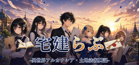 Cover art from 宅建らぶ -異世界アルカナシア・土地法復興記-