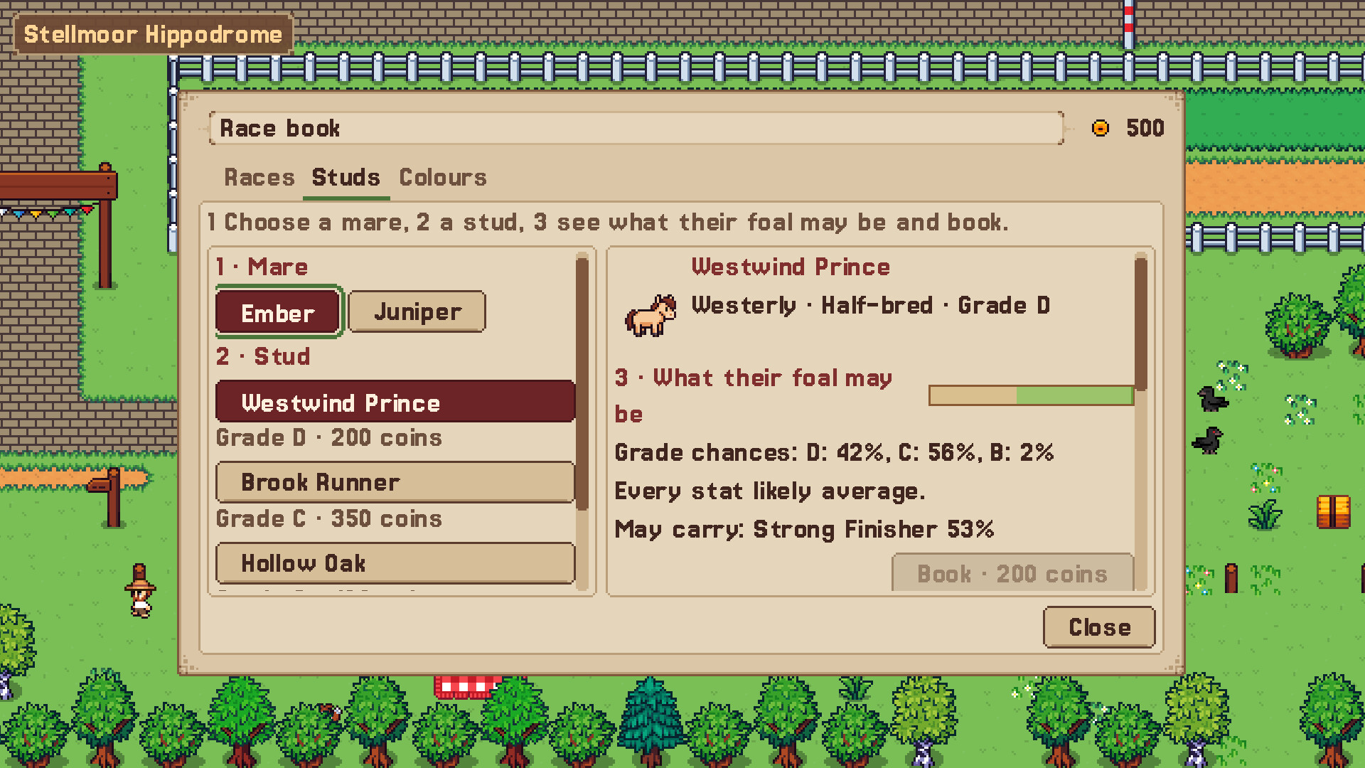 Stellmoor Stables: A Cozy Horse Breeding & Racing Sim screenshot 2