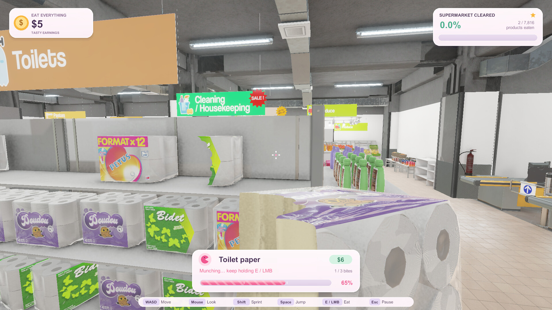 Eat Everything in a Supermarket screenshot 4
